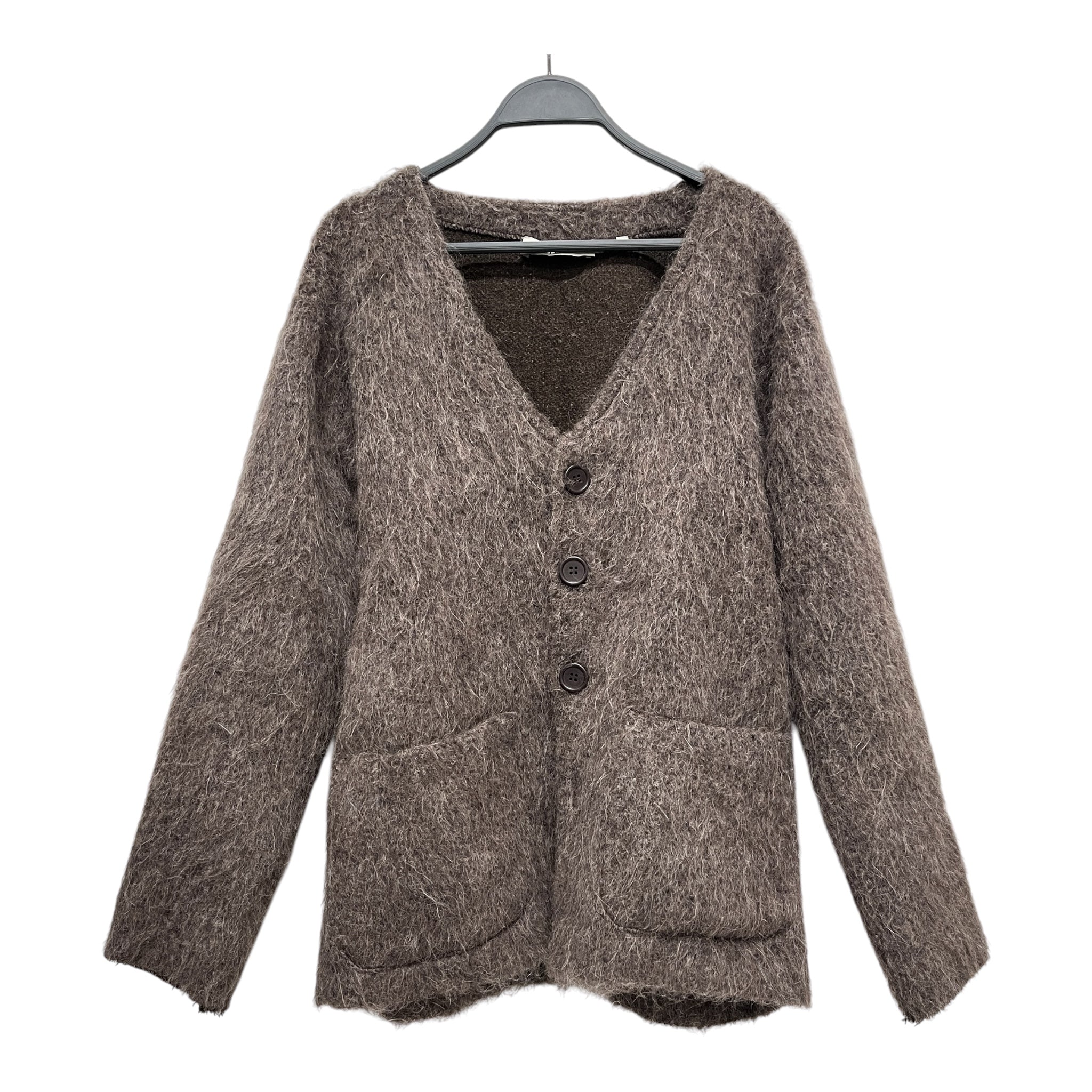 OUR LEGACY/Cardigan/44/Mohair/GRY/MOHAIR VNECK CARDIGAN view 1