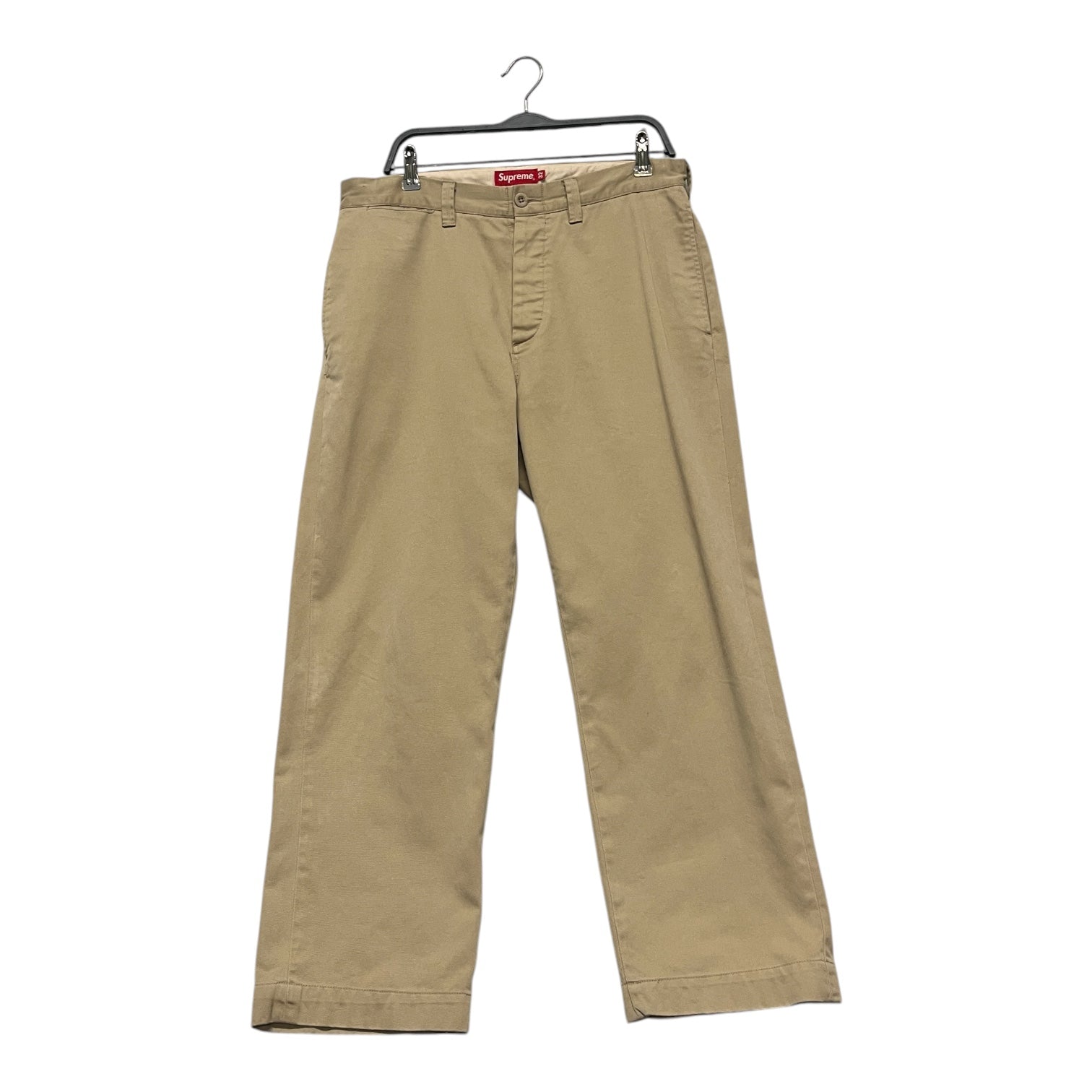 Supreme/Pants/32/Cotton/BEG/EMBRD LOGO ON BACK PCKT view 1