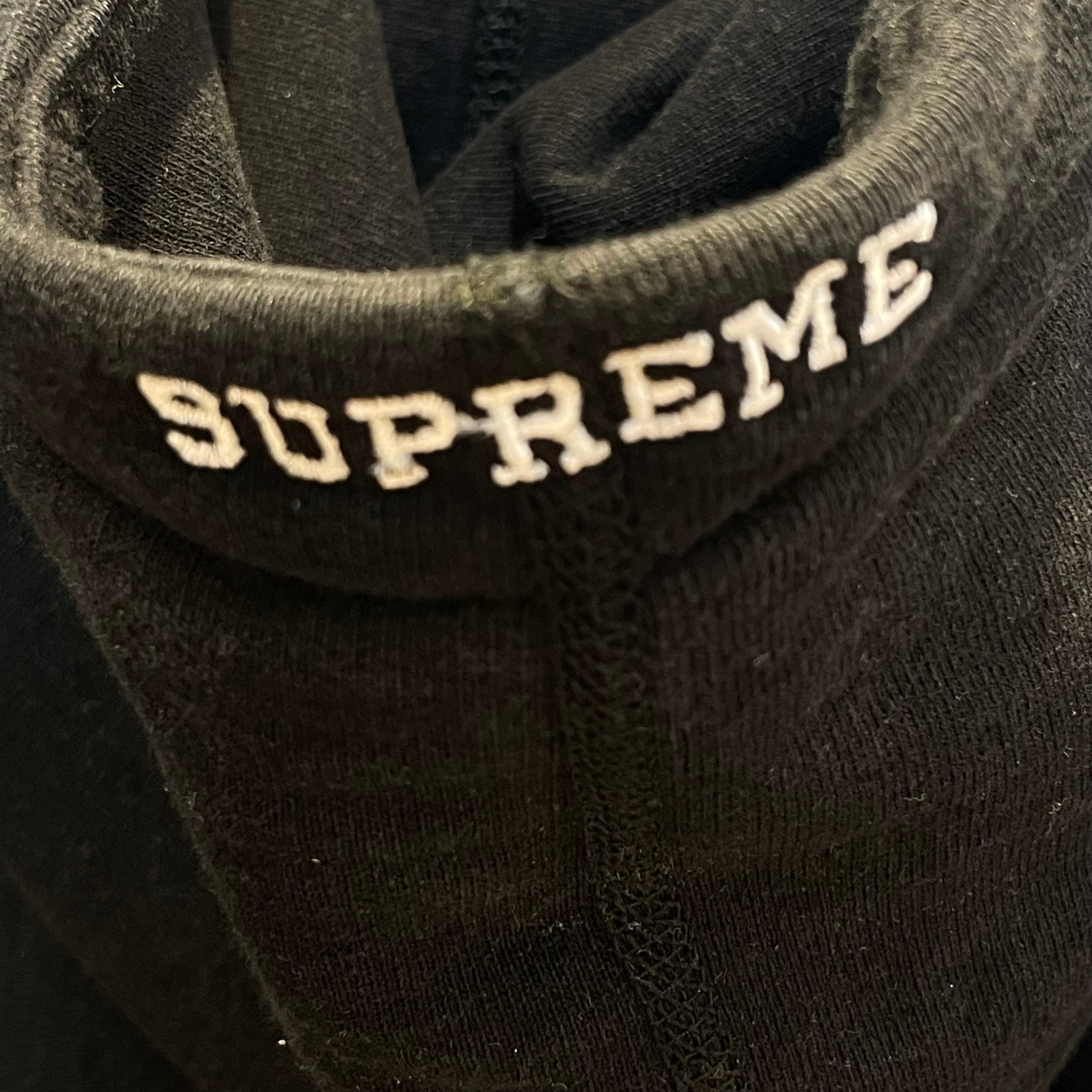 Supreme/Hoodie/M/Graphic/Cotton/BLK/ view 3