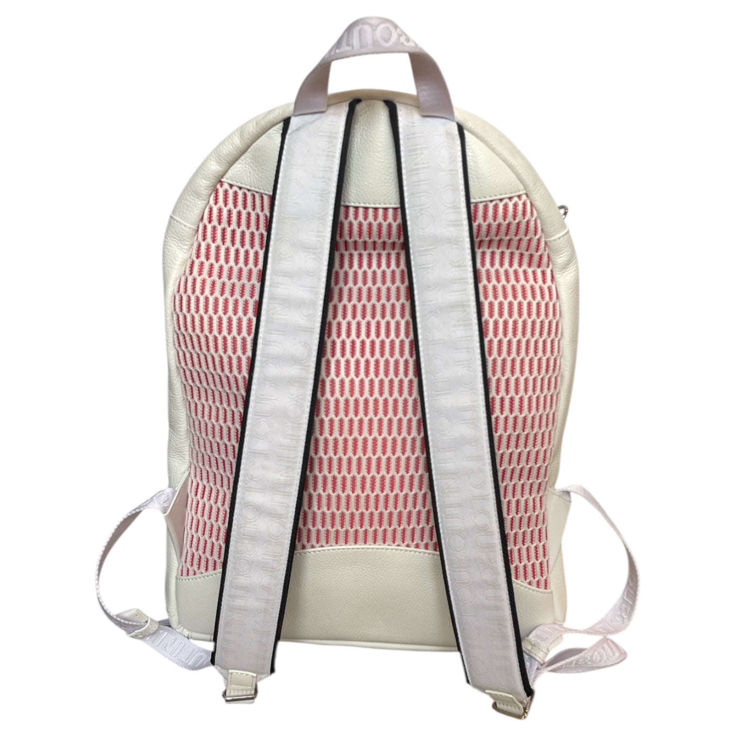 Christian Louboutin/Backpack/OS/Leather/WHT/PLAIN WHT STUDDED BACK view 2