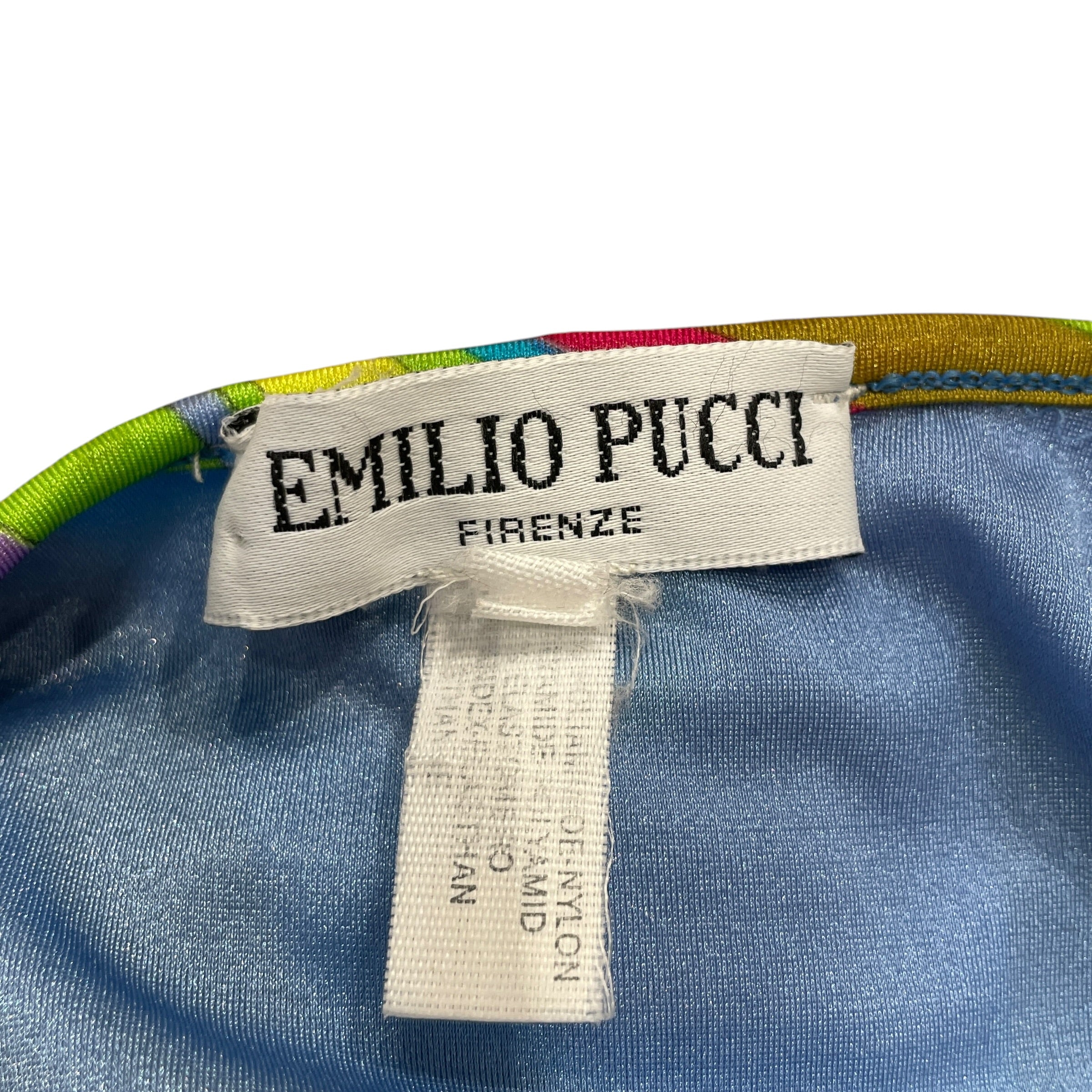 EMILIO PUCCI/SL Dress/S/All Over Print/Nylon/MLT/BLUE LINING MINI DRESS view 3