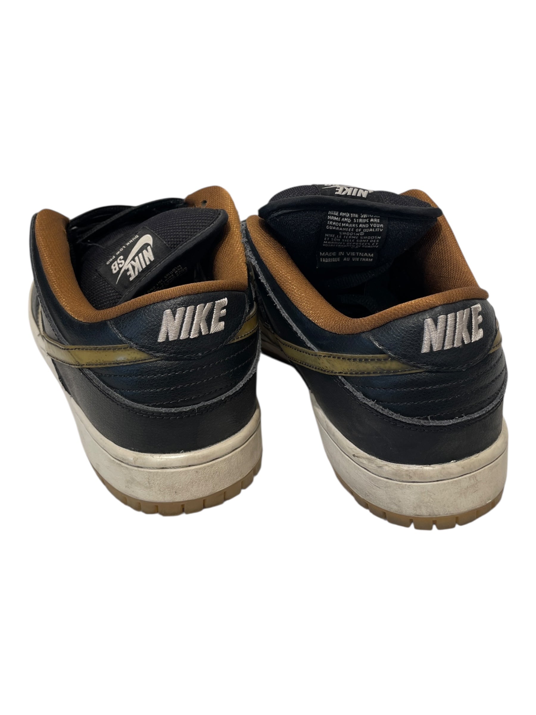 NIKE/DUNK LOW PREMIUM SB QS/Low-Sneakers/US 10/Leather/BLK/504750-011 view 2