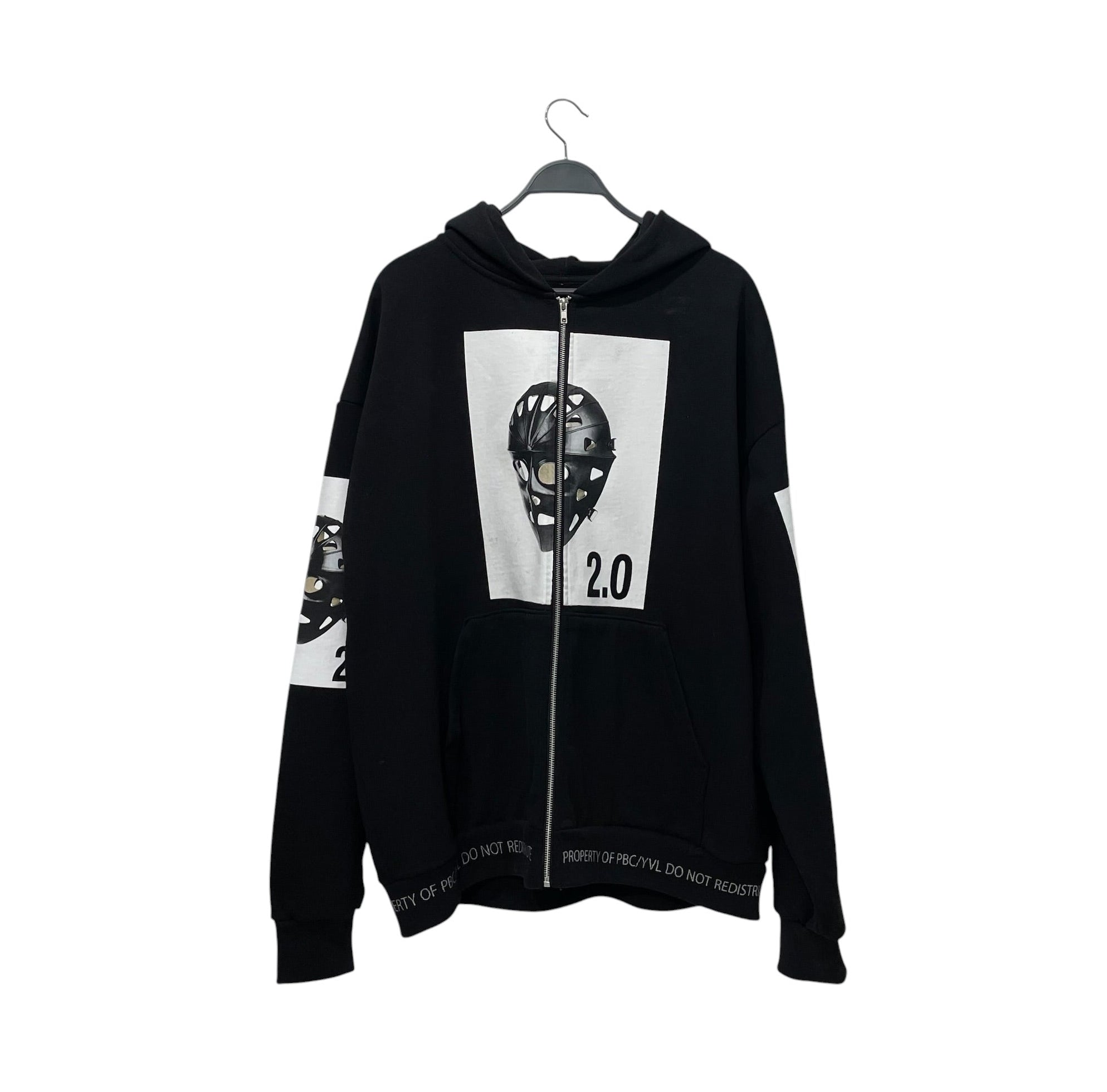 OPIUM/Zip Up Hoodie/XL/All Over Print/Cotton/BLK/ANTAGONIST 2.0 Hoodie view 1