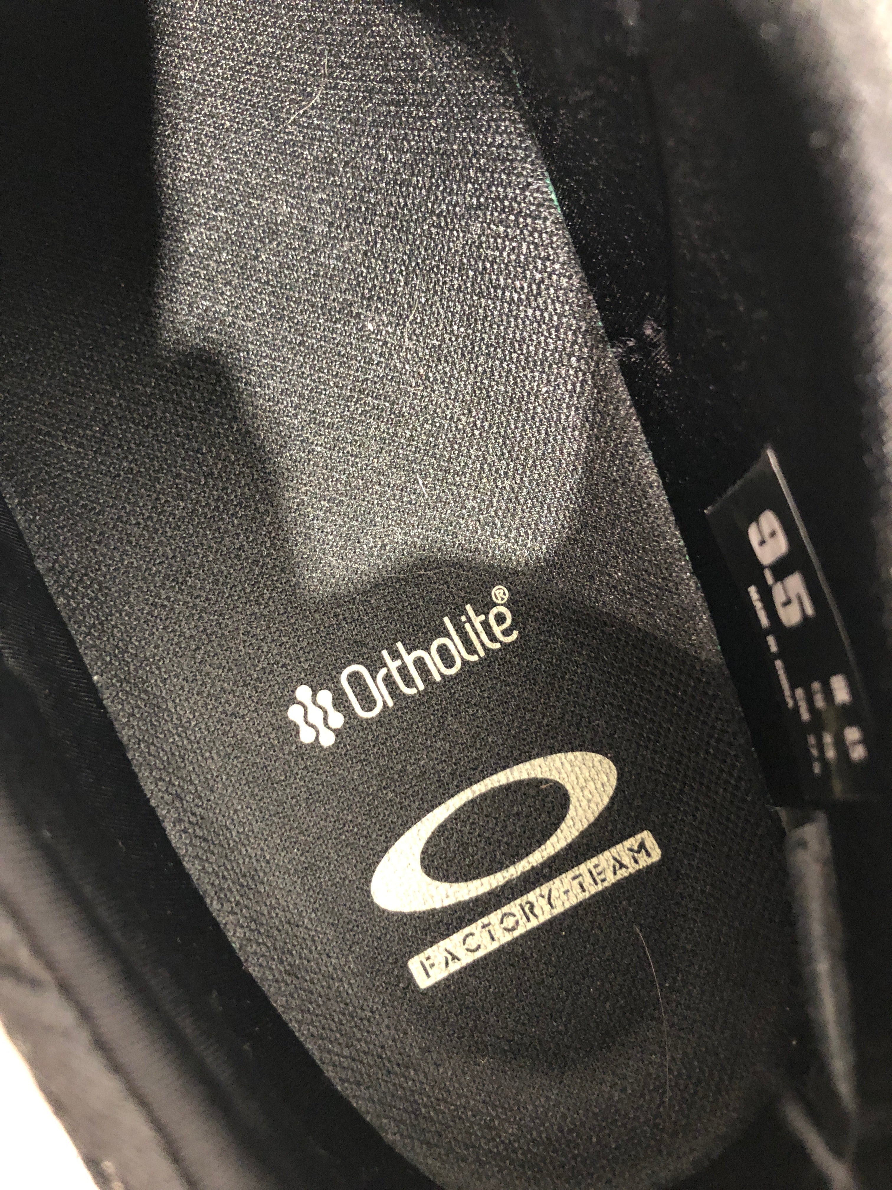 Oakley Factory Team/Low-Sneakers/US 9.5/Cotton/BLK/suede mesh mule view 3