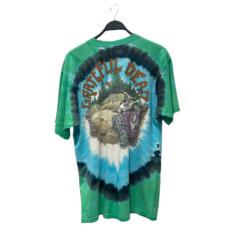 LIQUID BLUE/T-Shirt/L/Cotton/GRN/All Over Print/