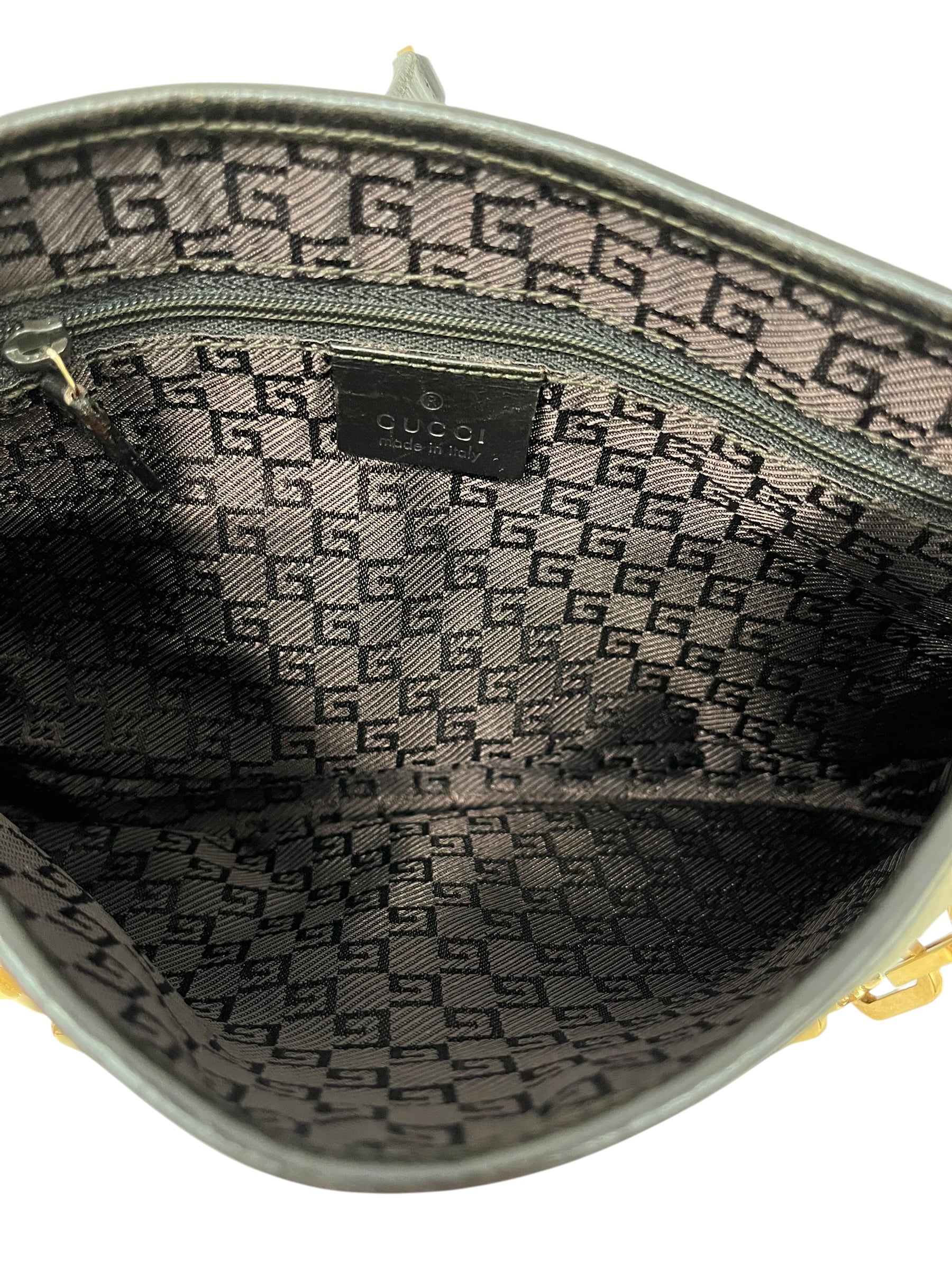 GUCCI/Hand Bag/Border/Leather/CRM/JACKIE 1961 BEIGE CHAIN STRAP view 4