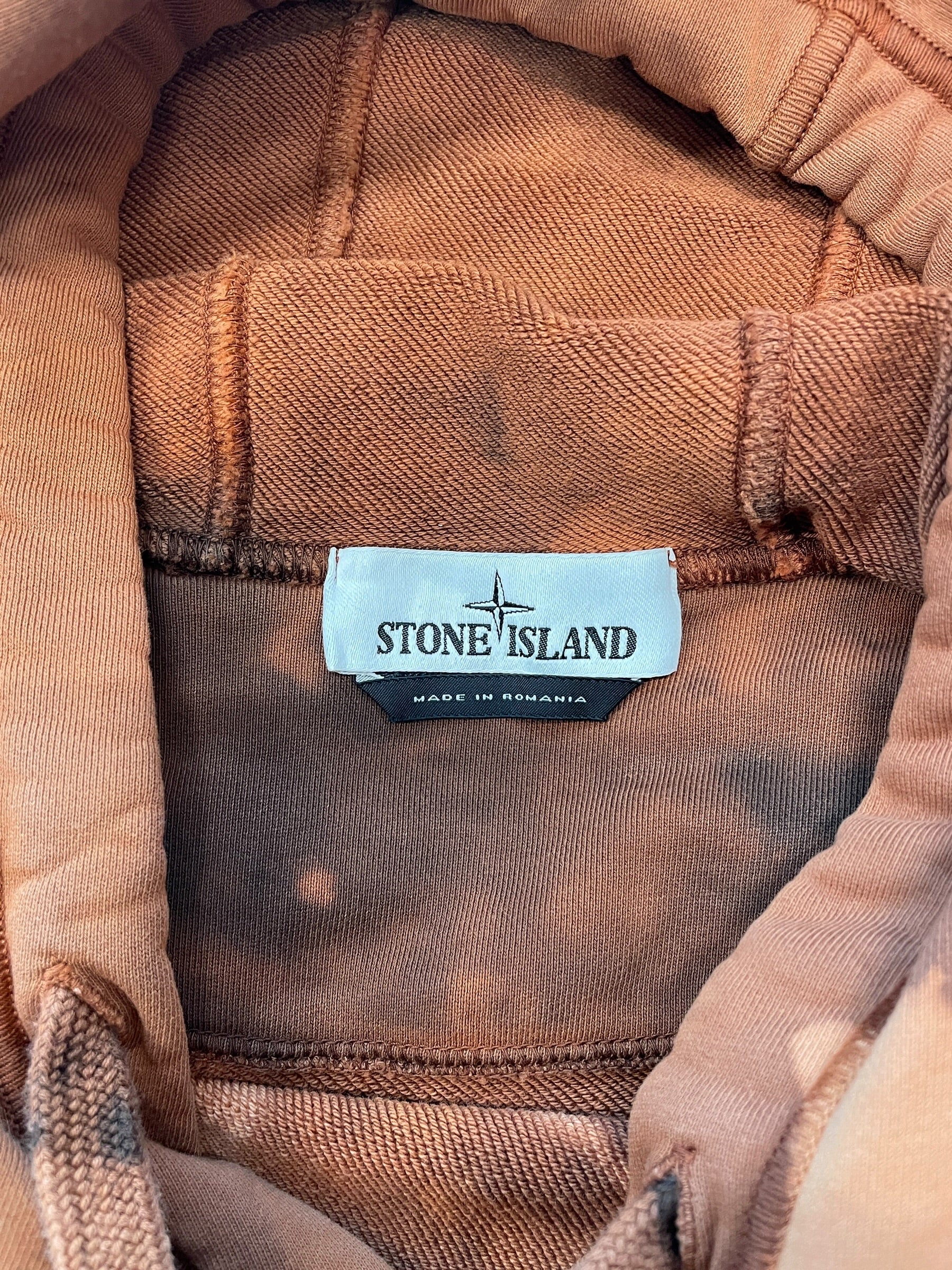 STONE ISLAND/Hoodie/L/Cotton/ORN/DYE WASHED HOODIE view 2