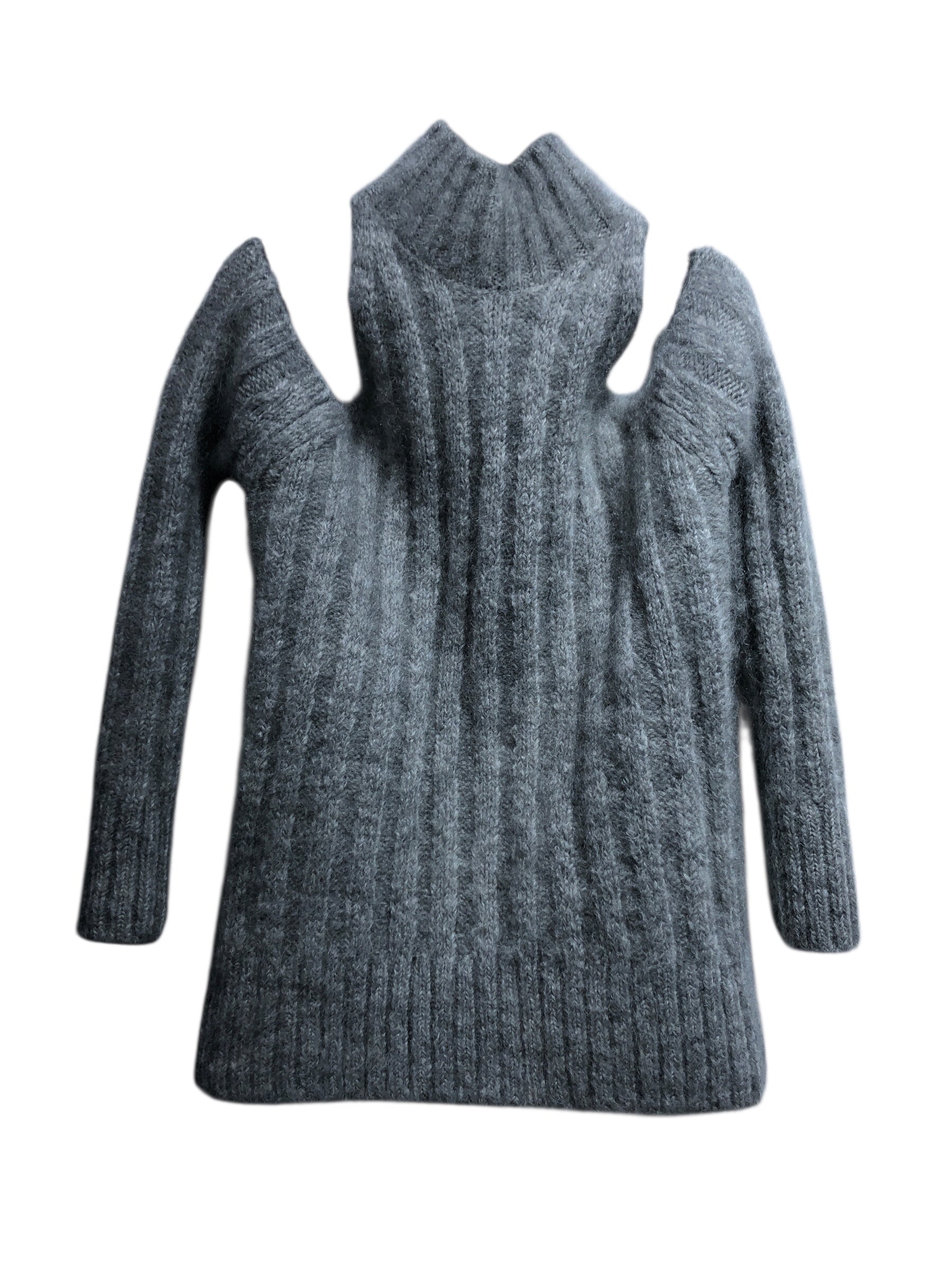 FILLES PAPA/Sweater/0/Mohair/GRY/82% KID MOHAIR view 2