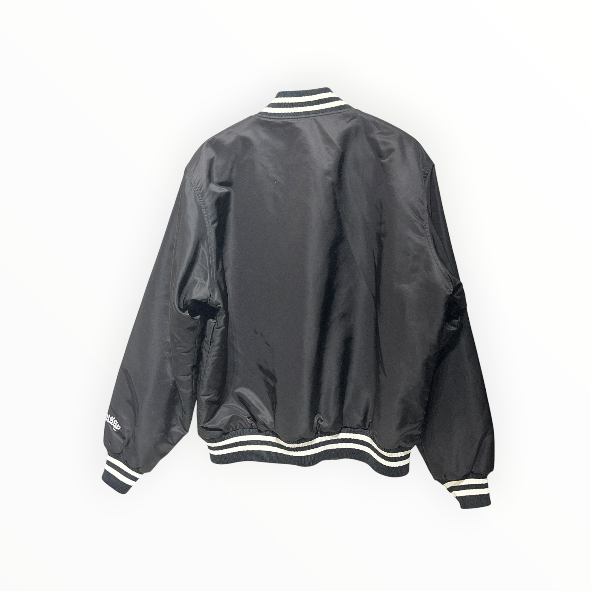 STUSSY/Jacket/L/Polyester/BLK/LEATHER S view 2
