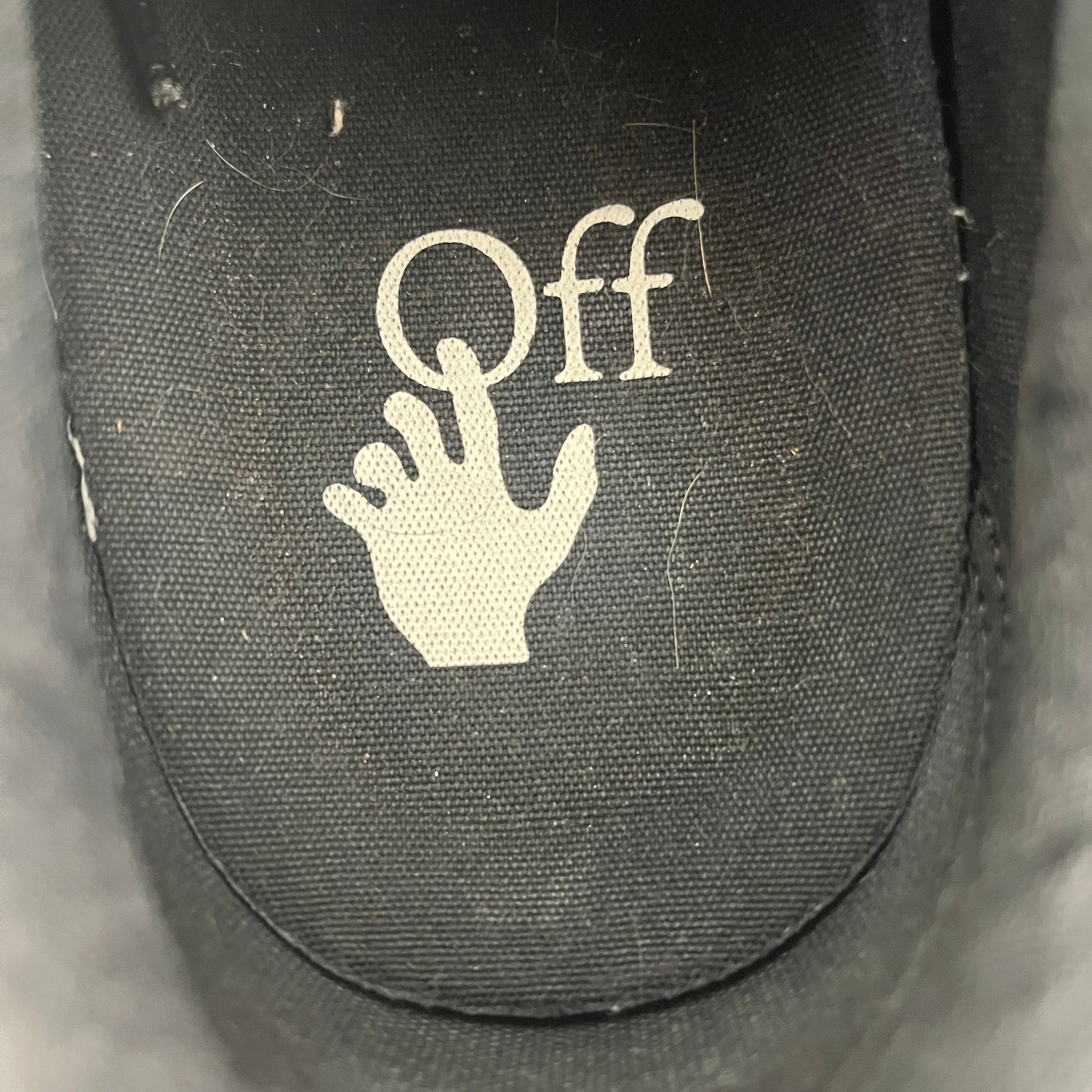 OFF-WHITE/Low-Sneakers/EU 45/Leather/WHT/New Vulcanized Low view 3