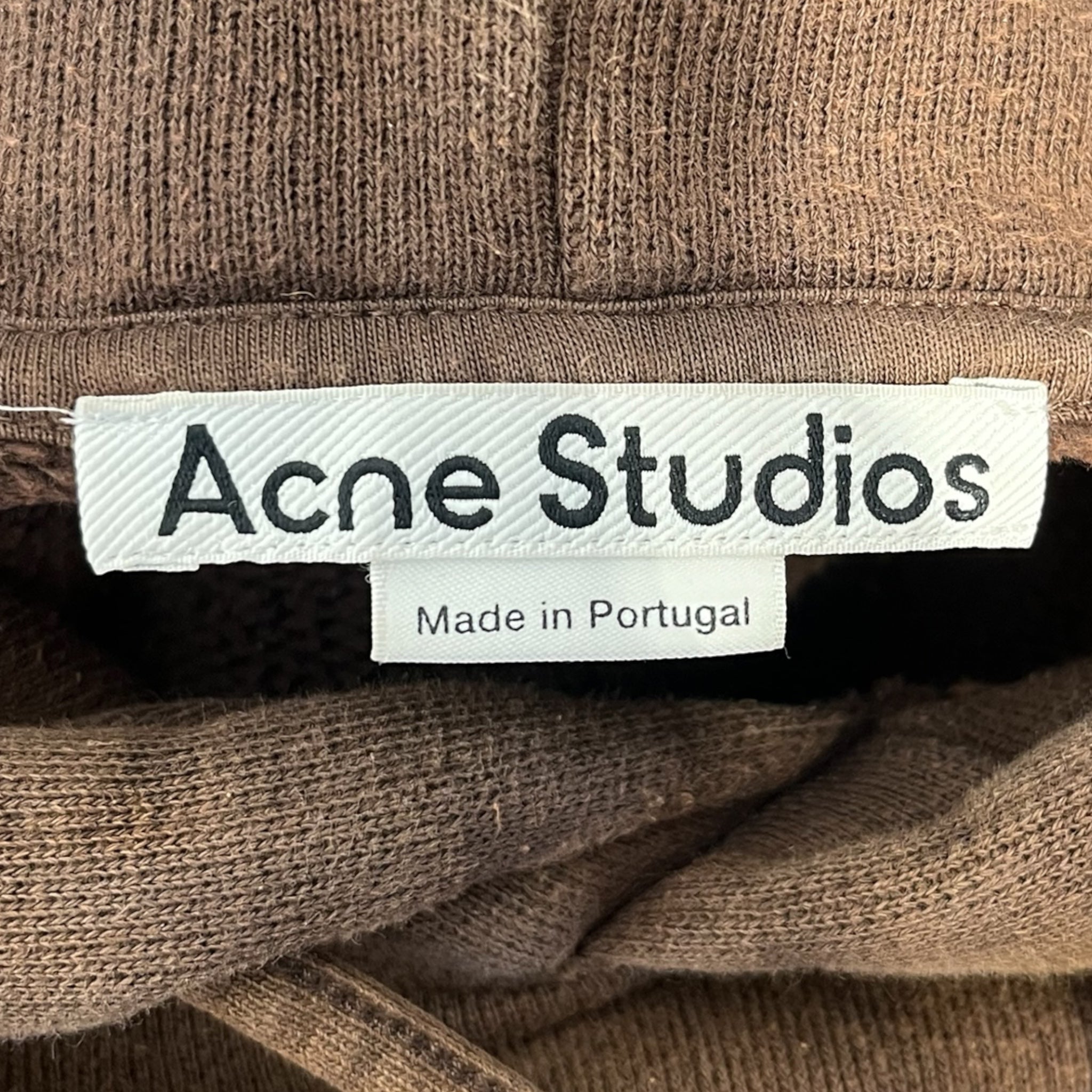 Acne Studios/Hoodie/XS/Cotton/BRW/CROPPED HOODIE view 3