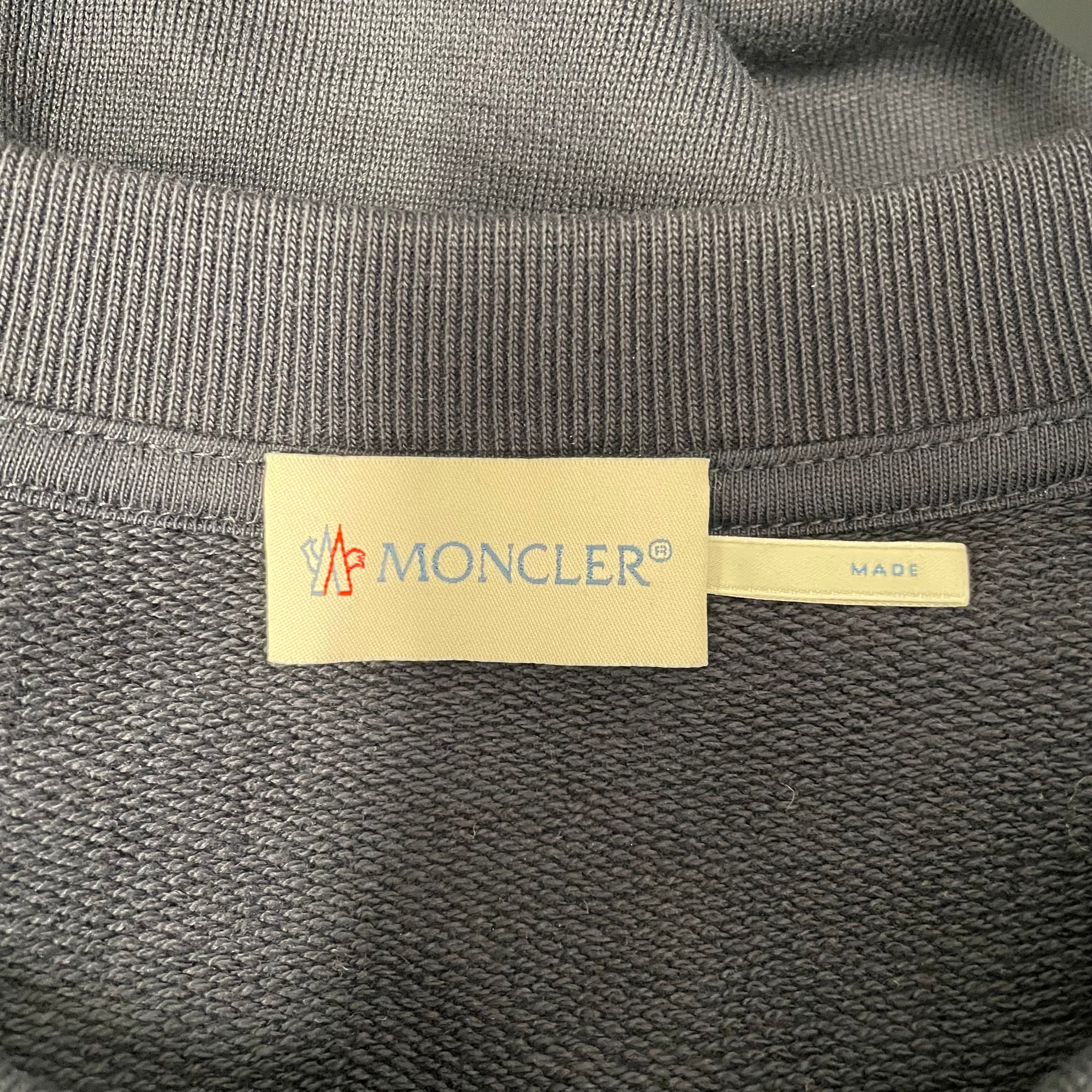 MONCLER/Sweatshirt/XL/Cotton/NVY/TRICOLORSWEATSHIRT view 3