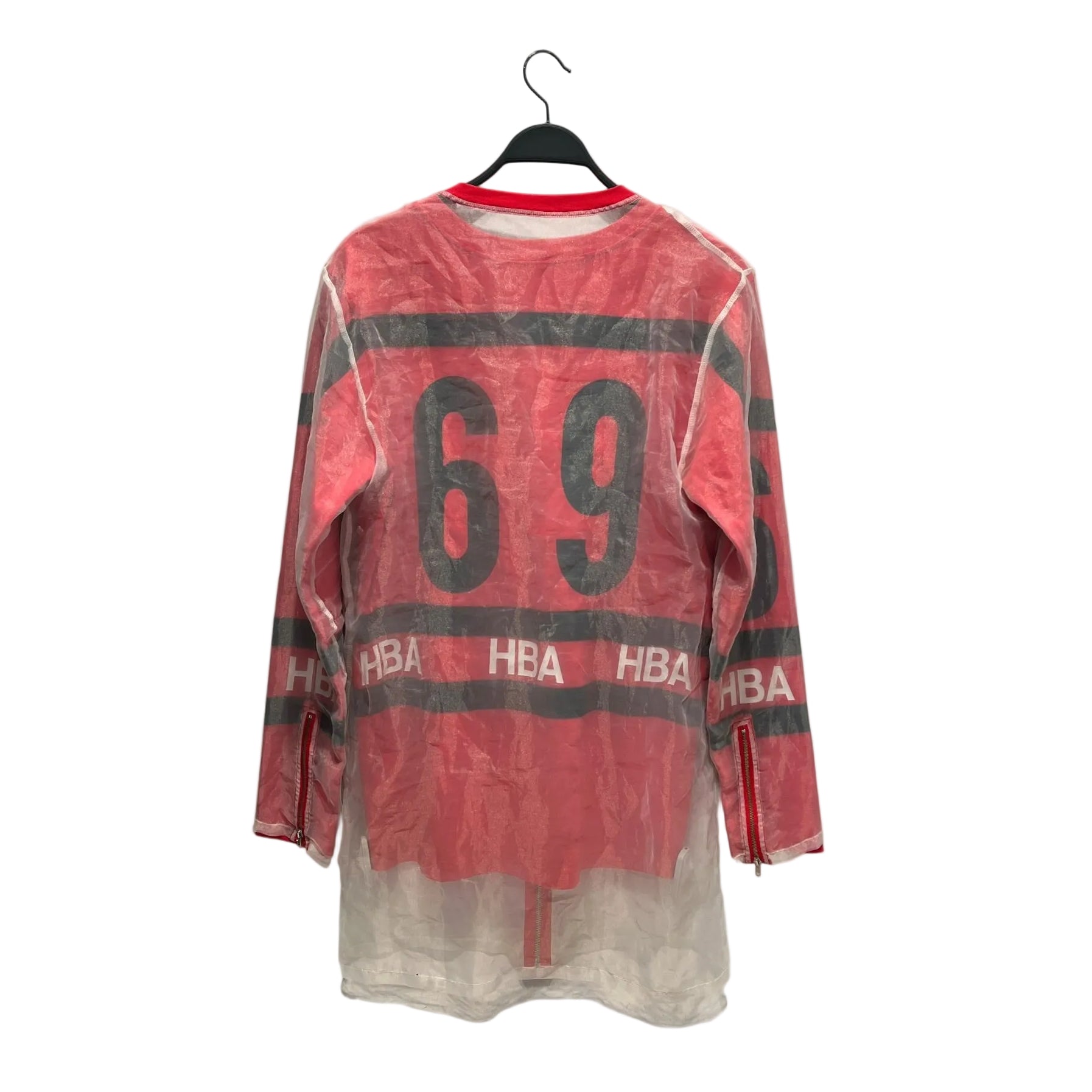 HOOD BY AIR./Blouson/S/Cotton/RED/No Collar/Graphic/SS14 ORGANZA HOCKEY JACKET view 2