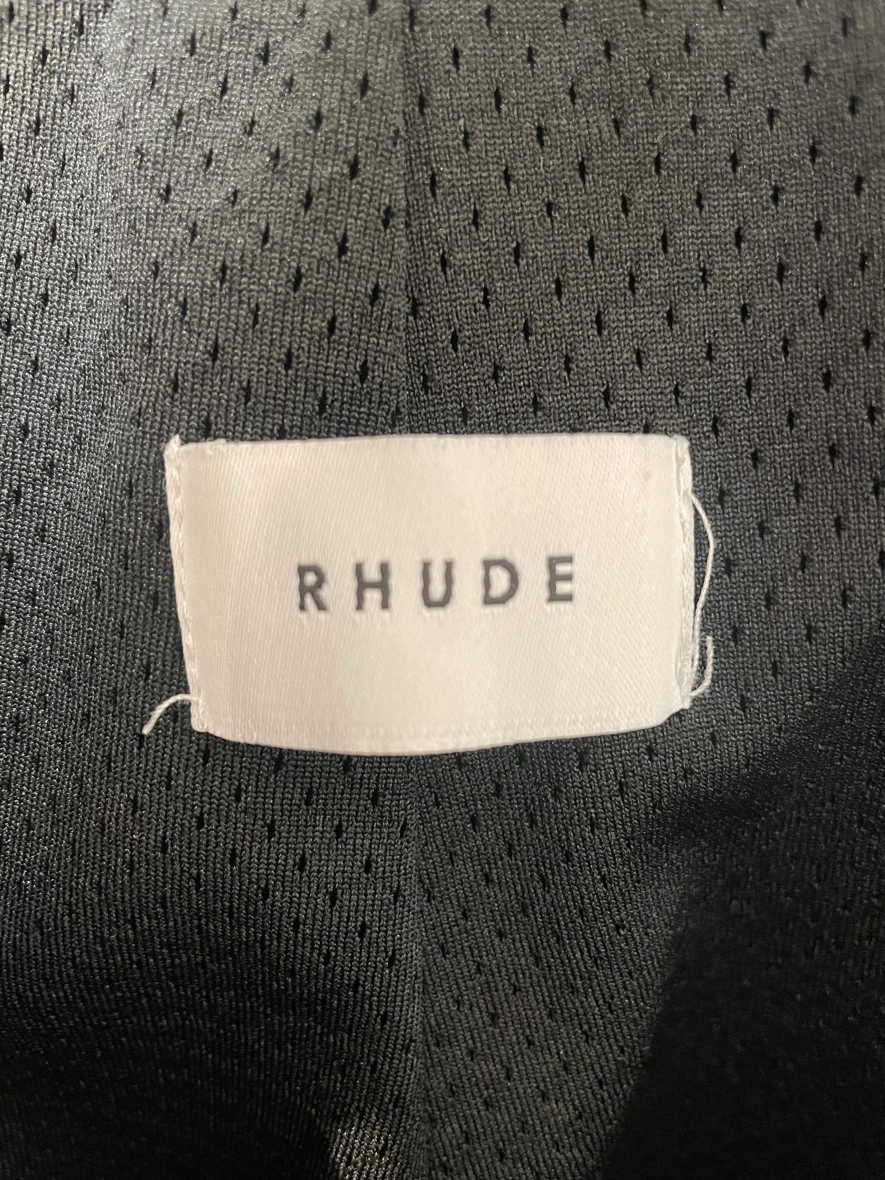 RHUDE/Shorts/S/Nylon/BLK/Graphic/LOGO SHORTS view 3
