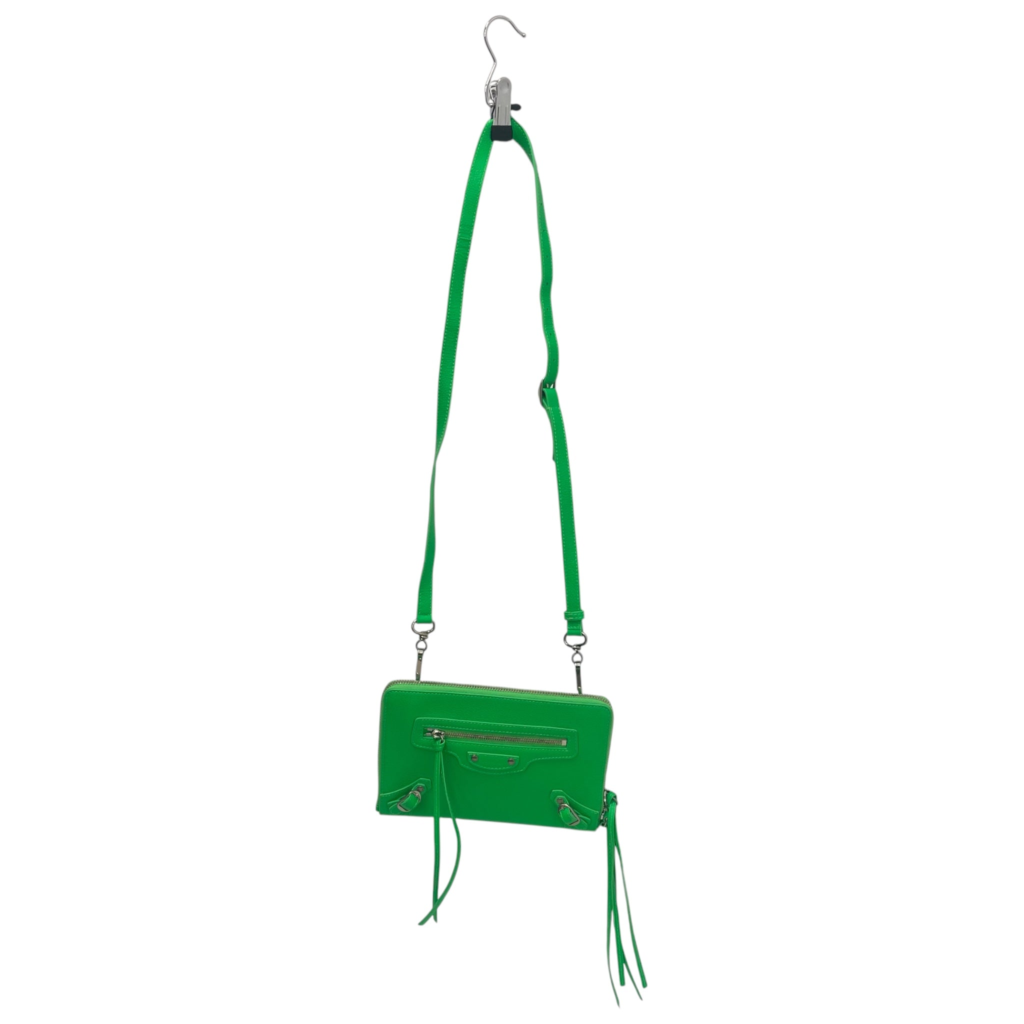 BALENCIAGA/Hand Bag/Goat Leather/GRN/Silver hardware view 2