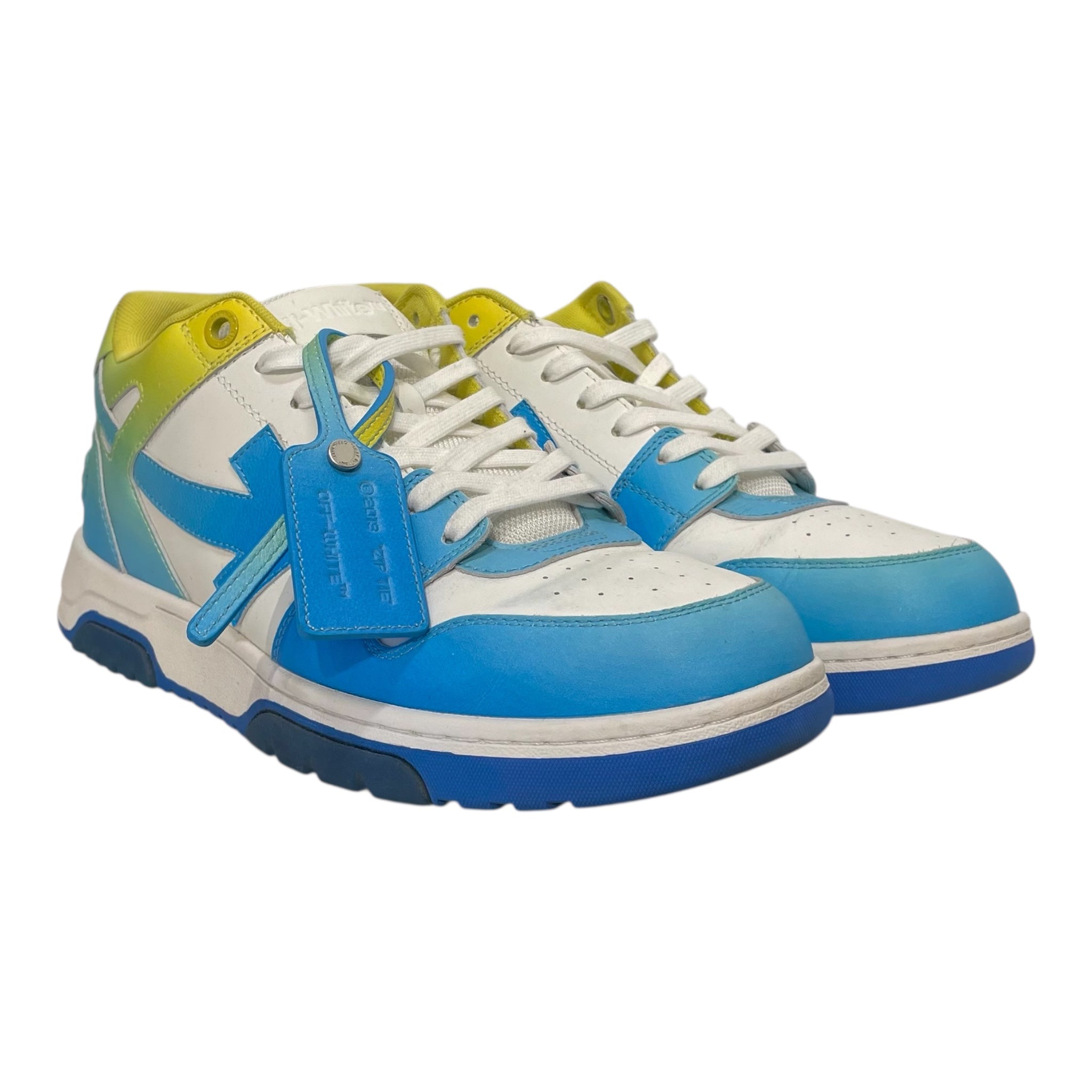 OFF-WHITE/Low-Sneakers/US 12.5/BLU/OFFVA GREEN/BLUE TIE DYE view 1