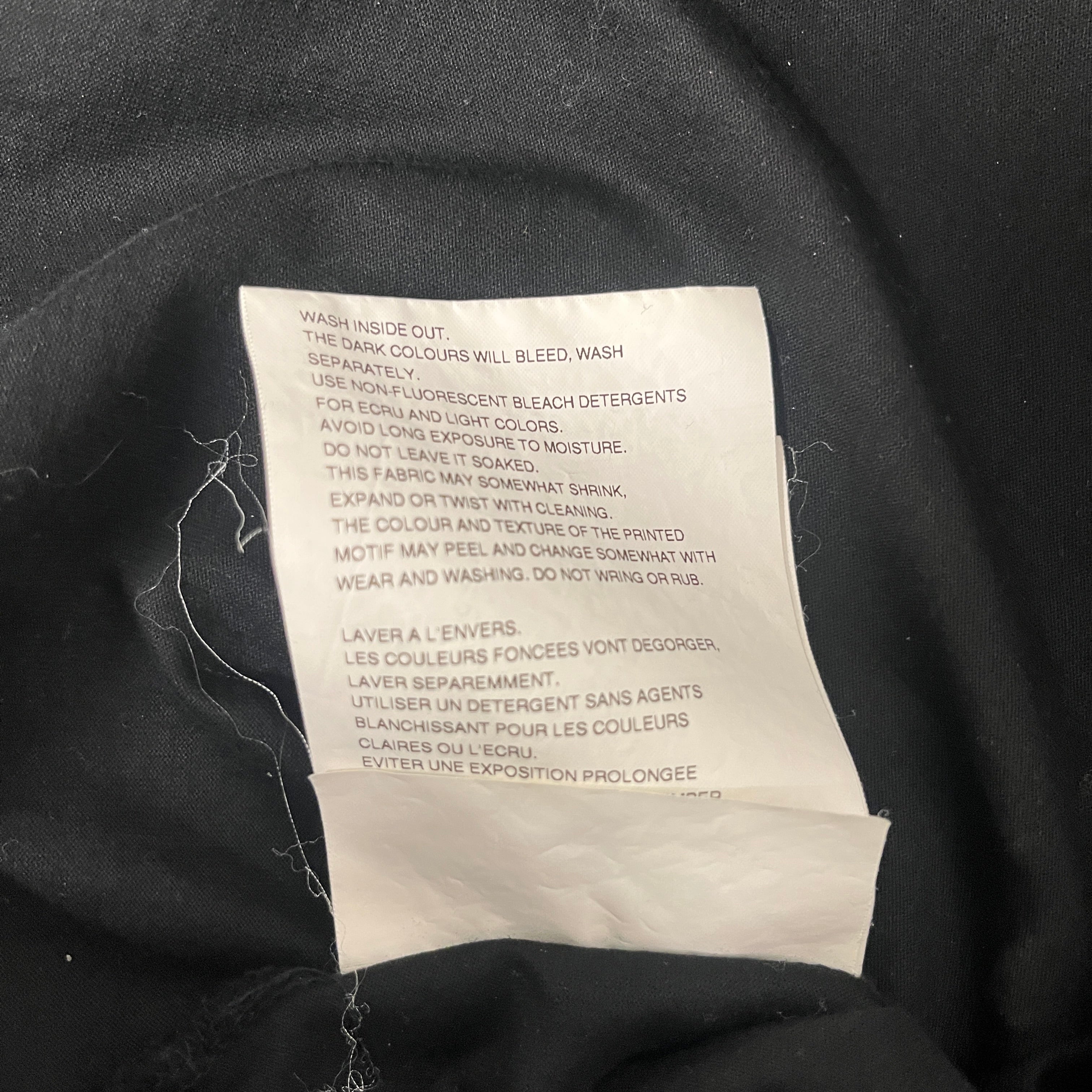 JUNYA WATANABE COMME des GARCONS/T-Shirt/M/Cotton/BLK/NETFLIX FRONT LOGO view 4