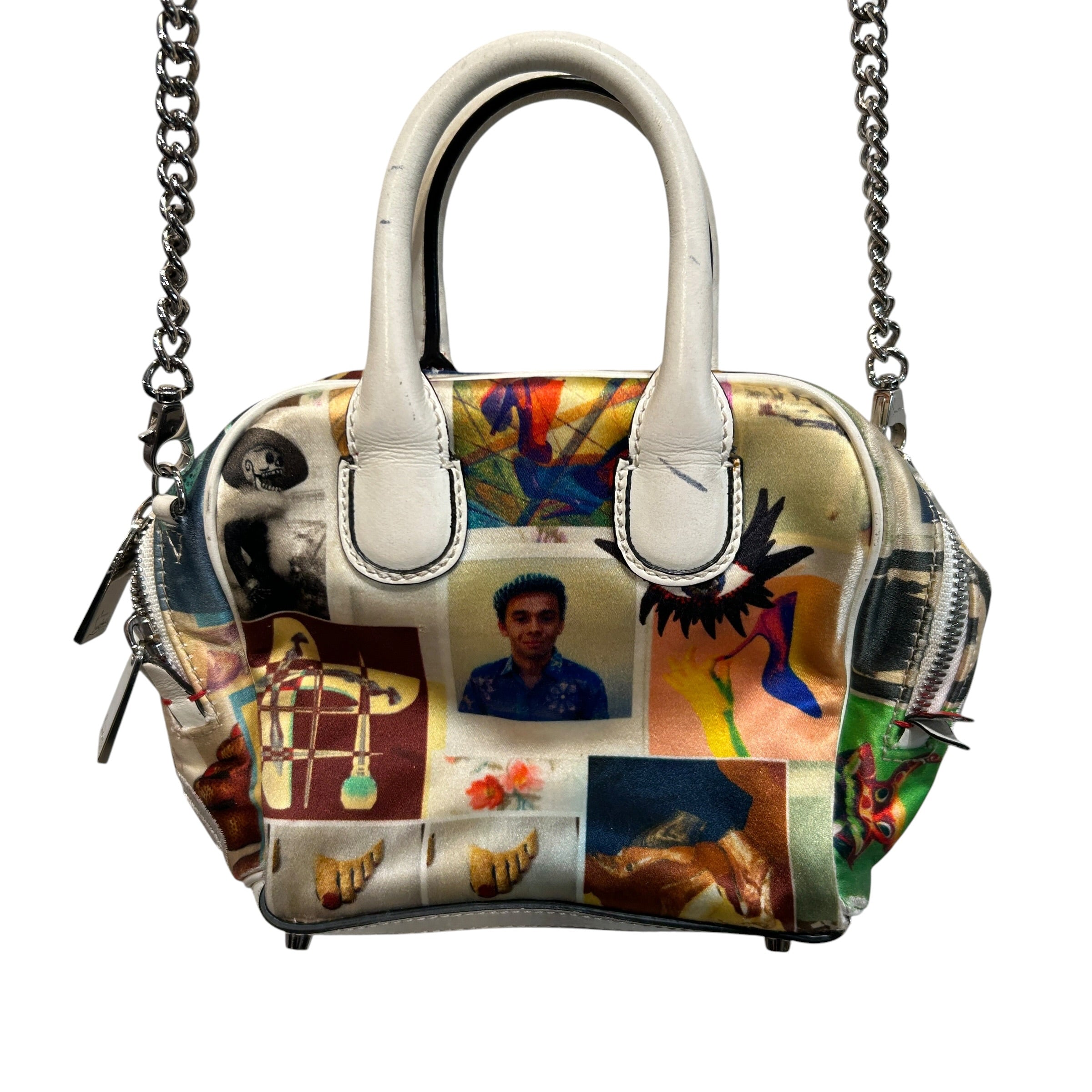 Christian Louboutin/Cross Body Bag/All Over Print/Cotton/MLT/Picture Collage Crossbody Bag view 6