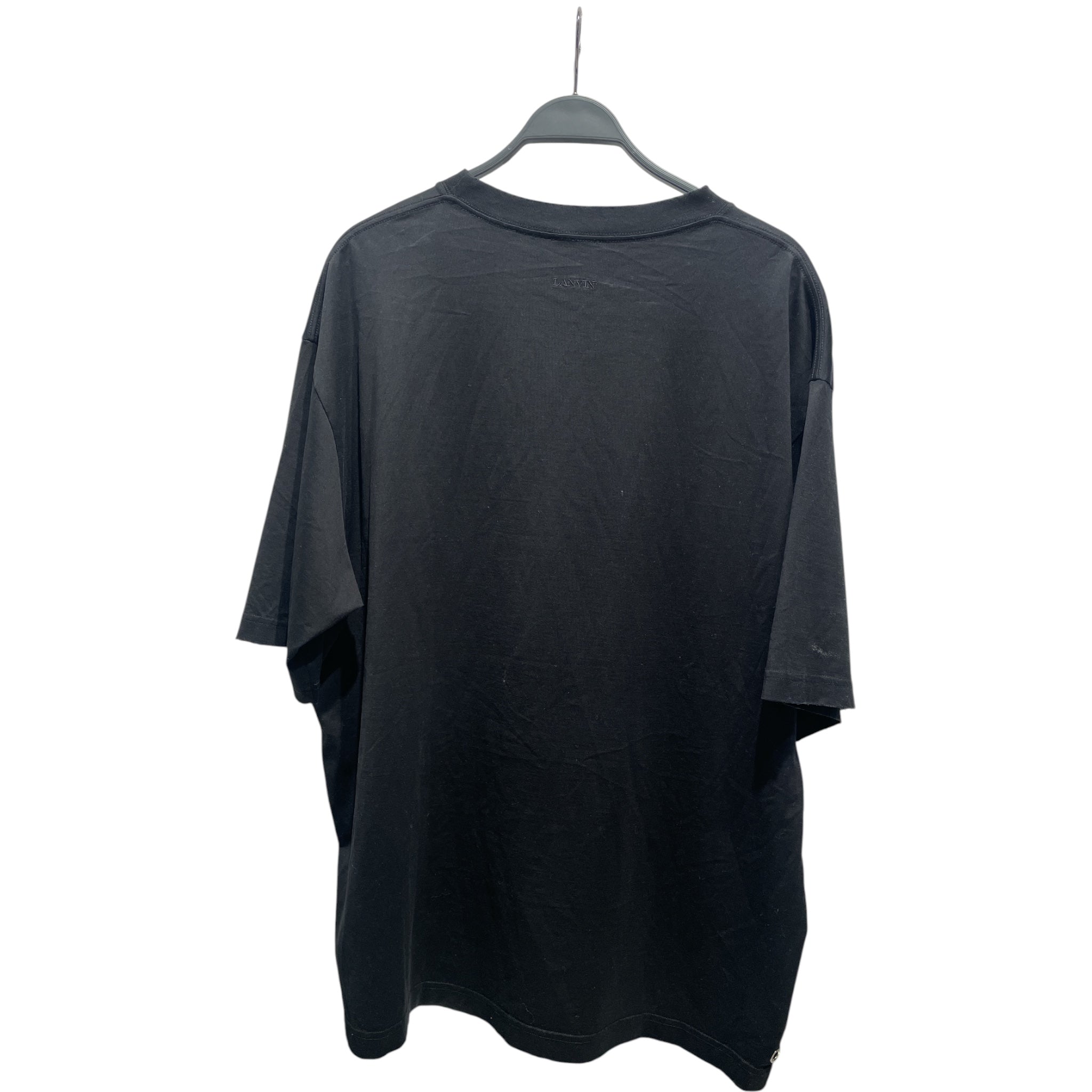 LANVIN/T-Shirt/XXL/Cotton/BLK/Graphic/flowers are only for decor view 2