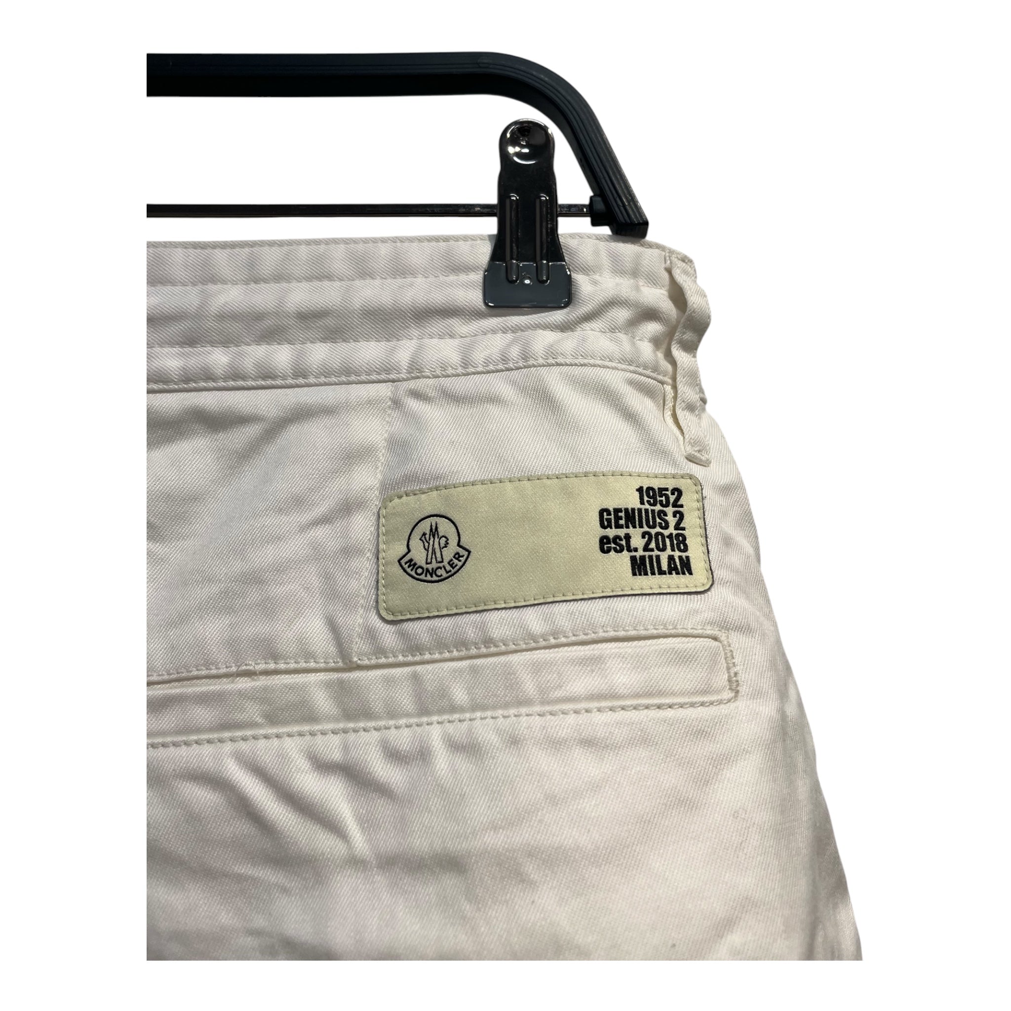 MONCLER/Bootcut Pants/50/Cotton/WHT/BOOTCUT WHT view 3