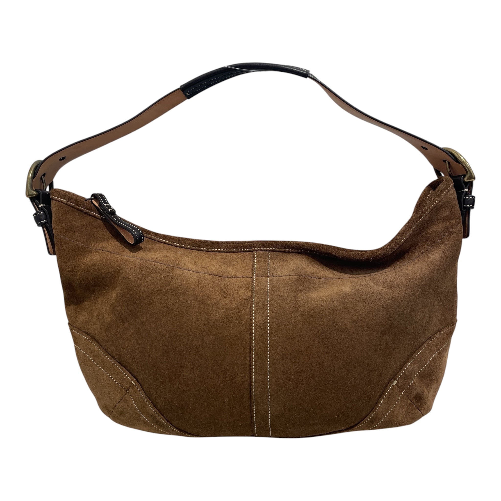 COACH/Hand Bag/Suede/BRW/9504 - Suede Hobo Bag view 2