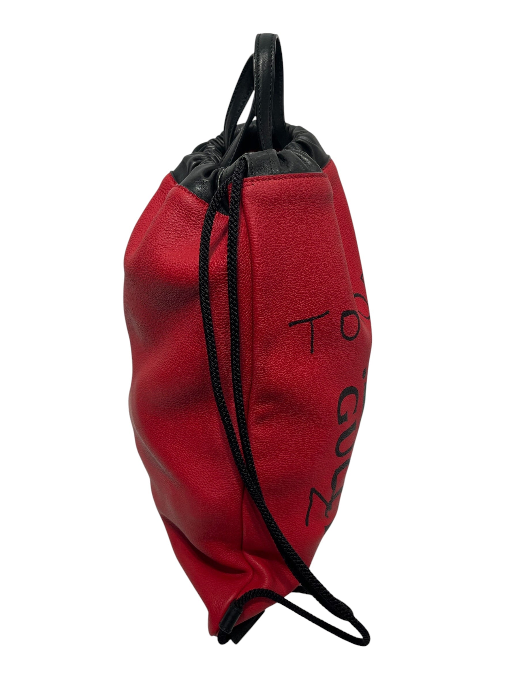 GUCCI/Backpack/Graphic/Leather/RED/tommorow is now yesterday view 4