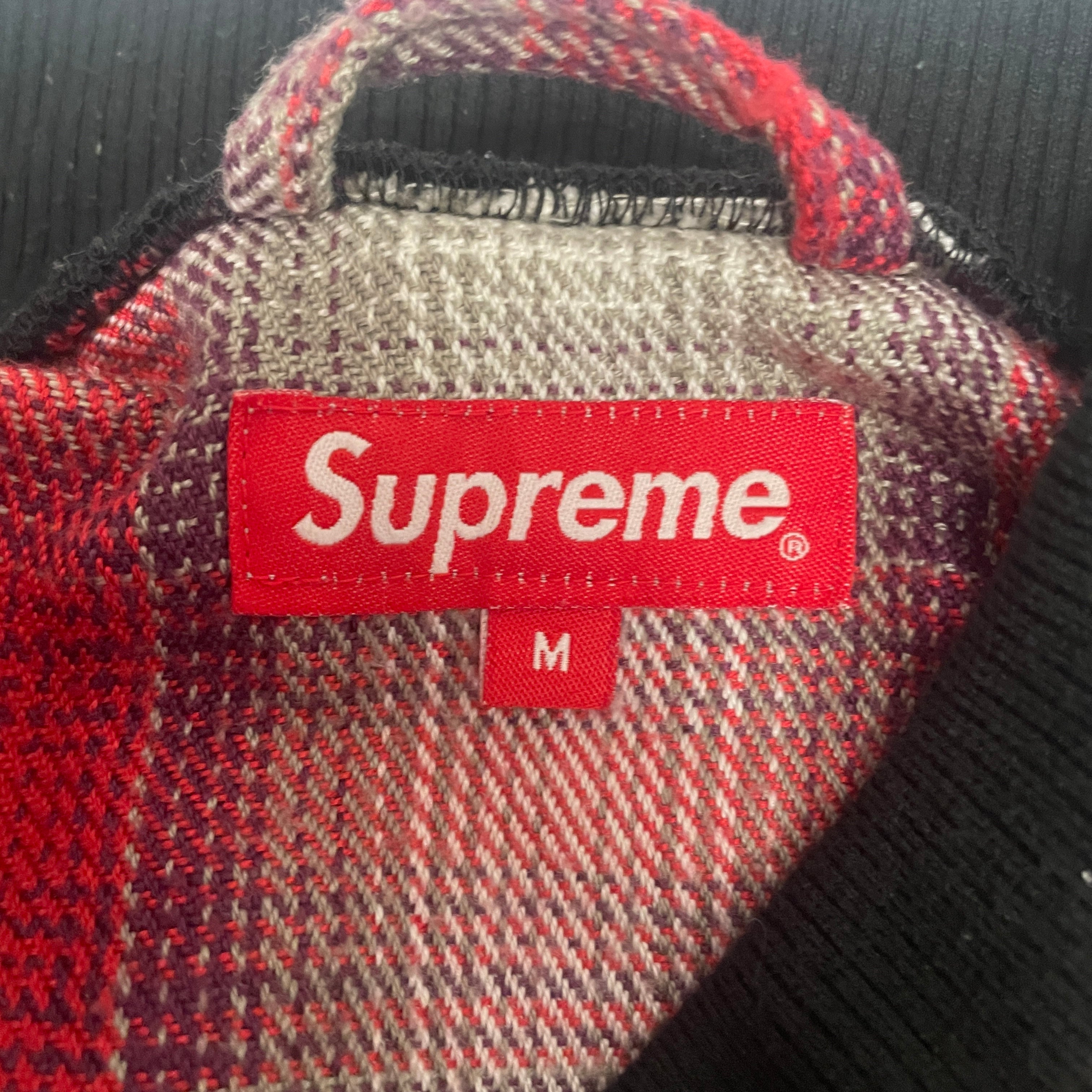 Supreme/Jacket/M/Cotton/RED/Plaid/PLAID BOMBER view 3