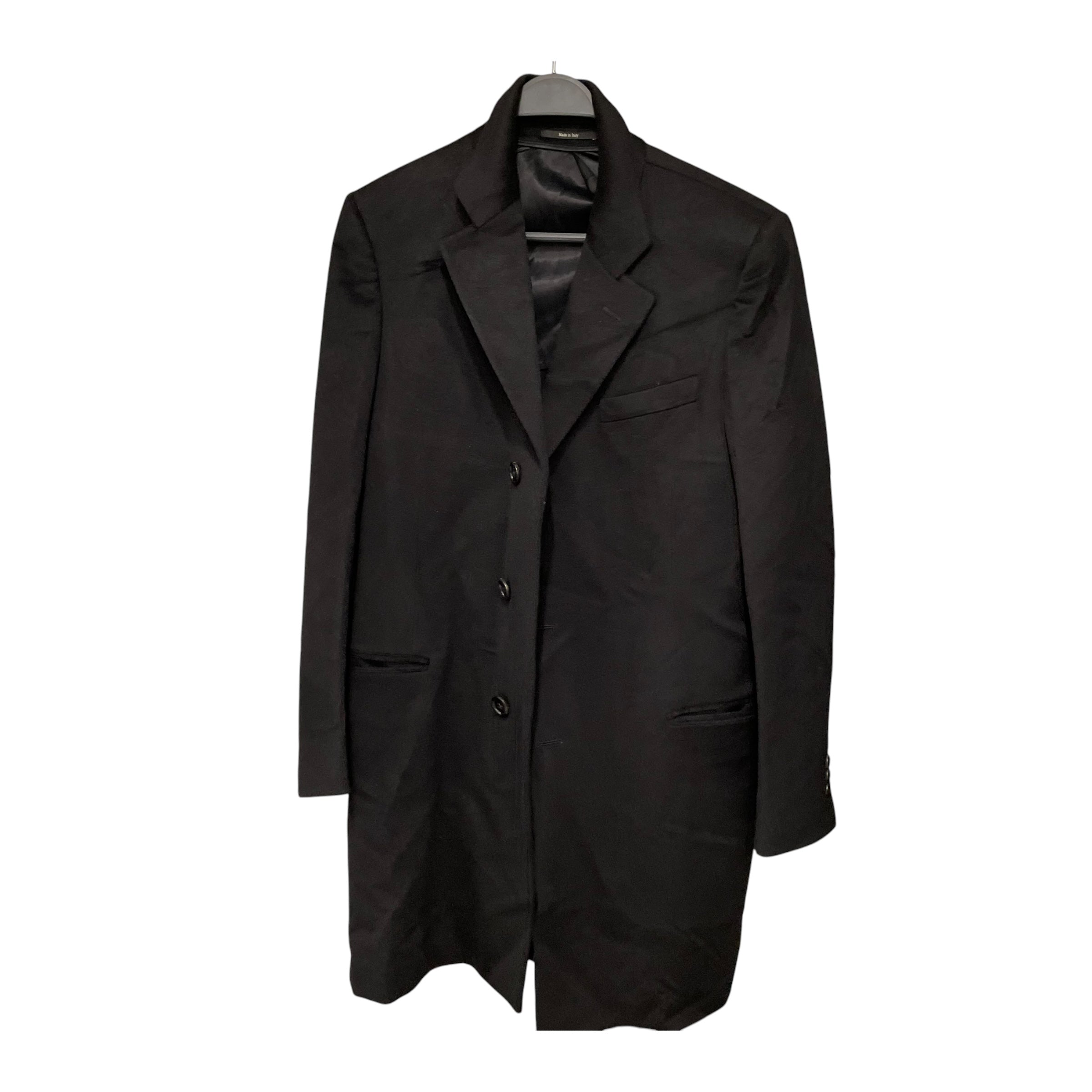 YVES SAINT LAURENT/Trench Coat/50/Wool/BLK/CTX 56916Y view 1