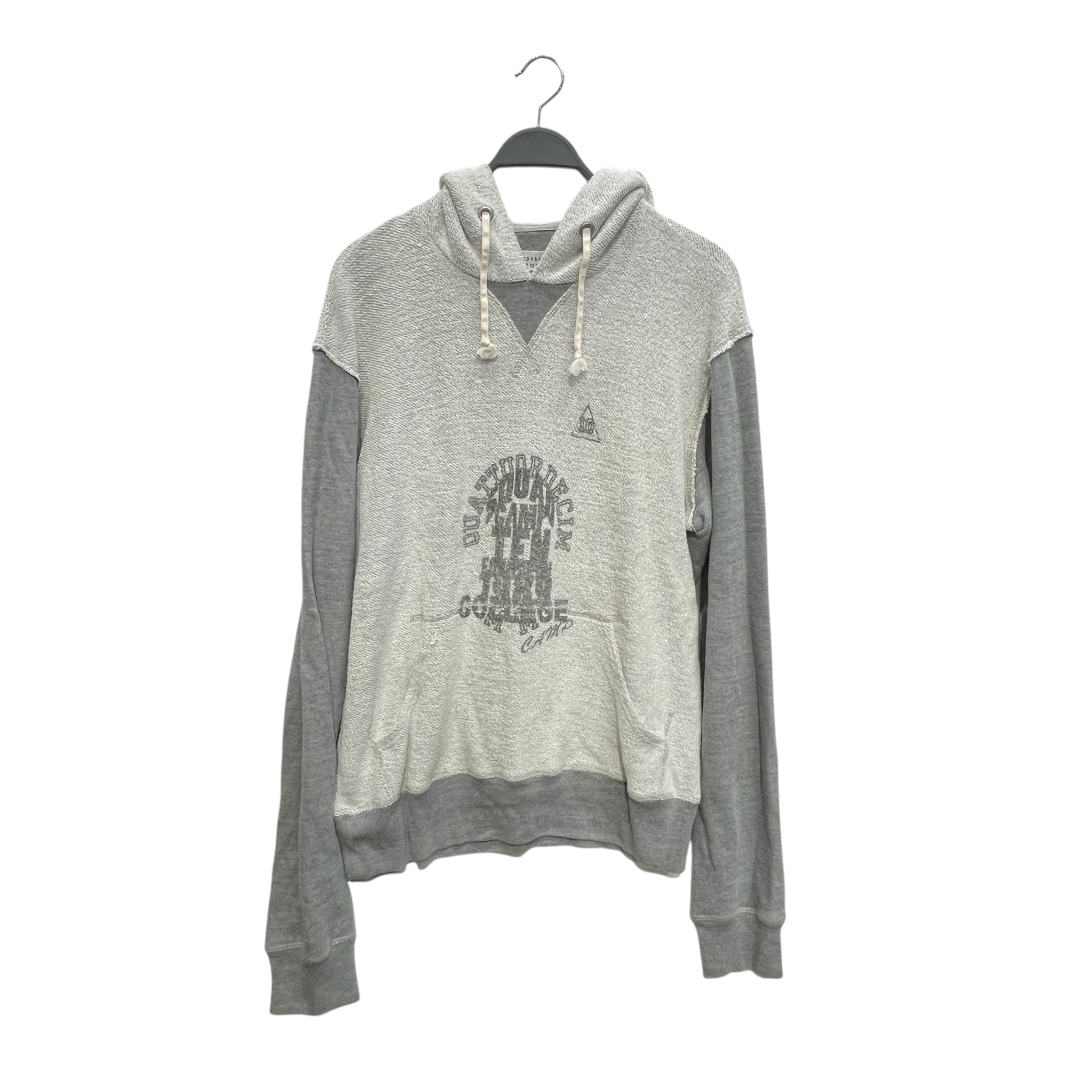 Maison Margiela/Hoodie/52/Cotton/GRY/INSIDE OUT W GRAPHIC