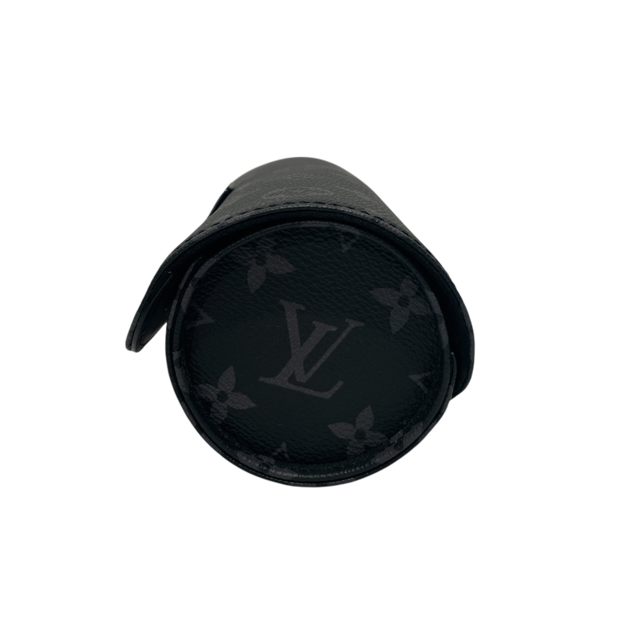 LOUIS VUITTON/Bag/All Over Print/Leather/BLK/watch case view 6
