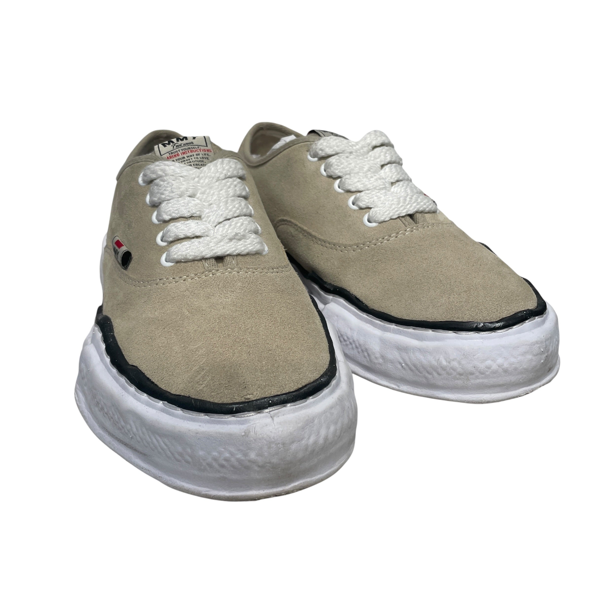 MIHARA YASUHIRO/Low-Sneakers/EU 43/Suede/CRM/Creme/white view 1