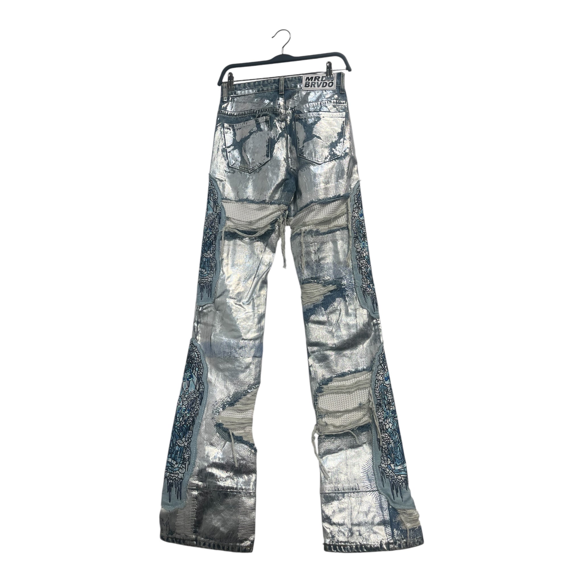 WHO DECIDES WAR/Bottoms/24/Cotton/BLU/STAINED GLASS SIDING view 2