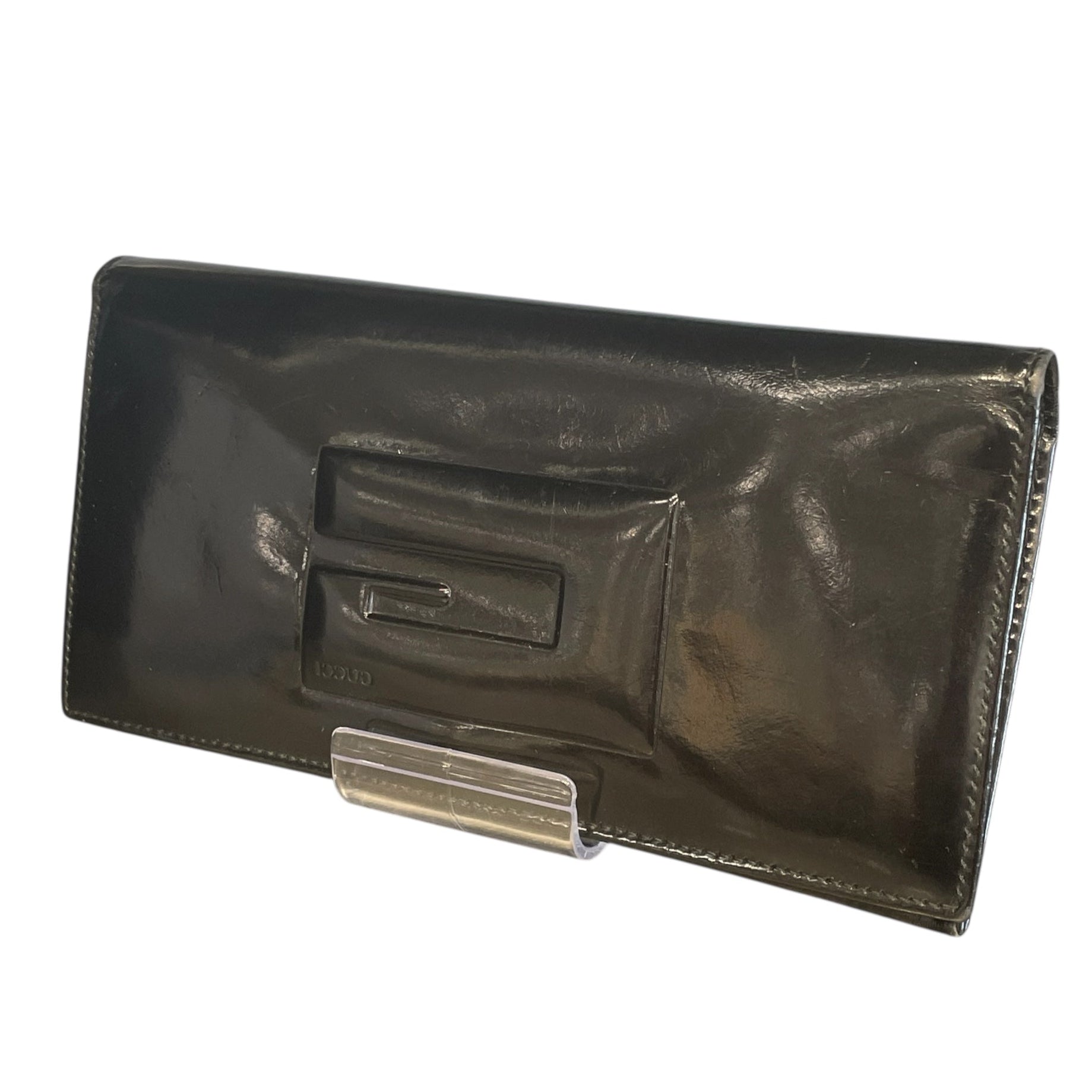 GUCCI/Wallet/Leather/BLK/BIFOLD view 1