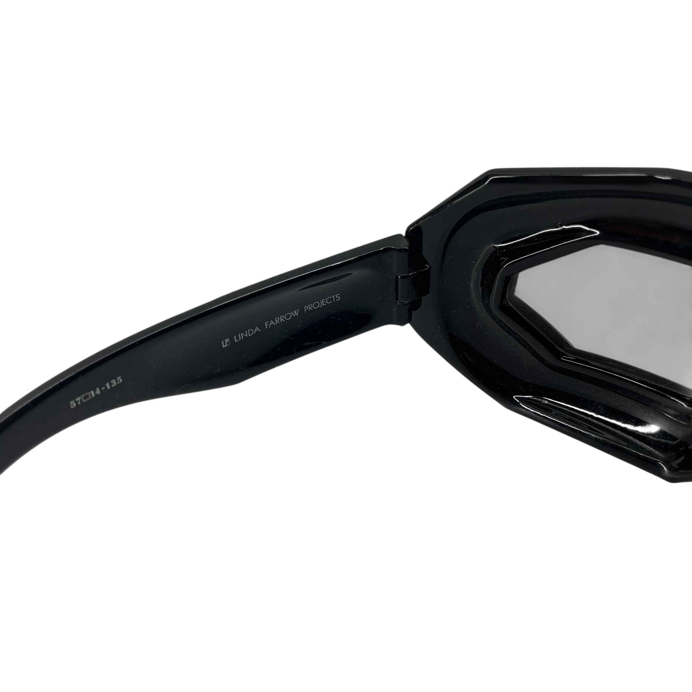 Walter Van Beirendonck/LINDA FARROW/Sunglasses/Plastic/GRY/ view 3
