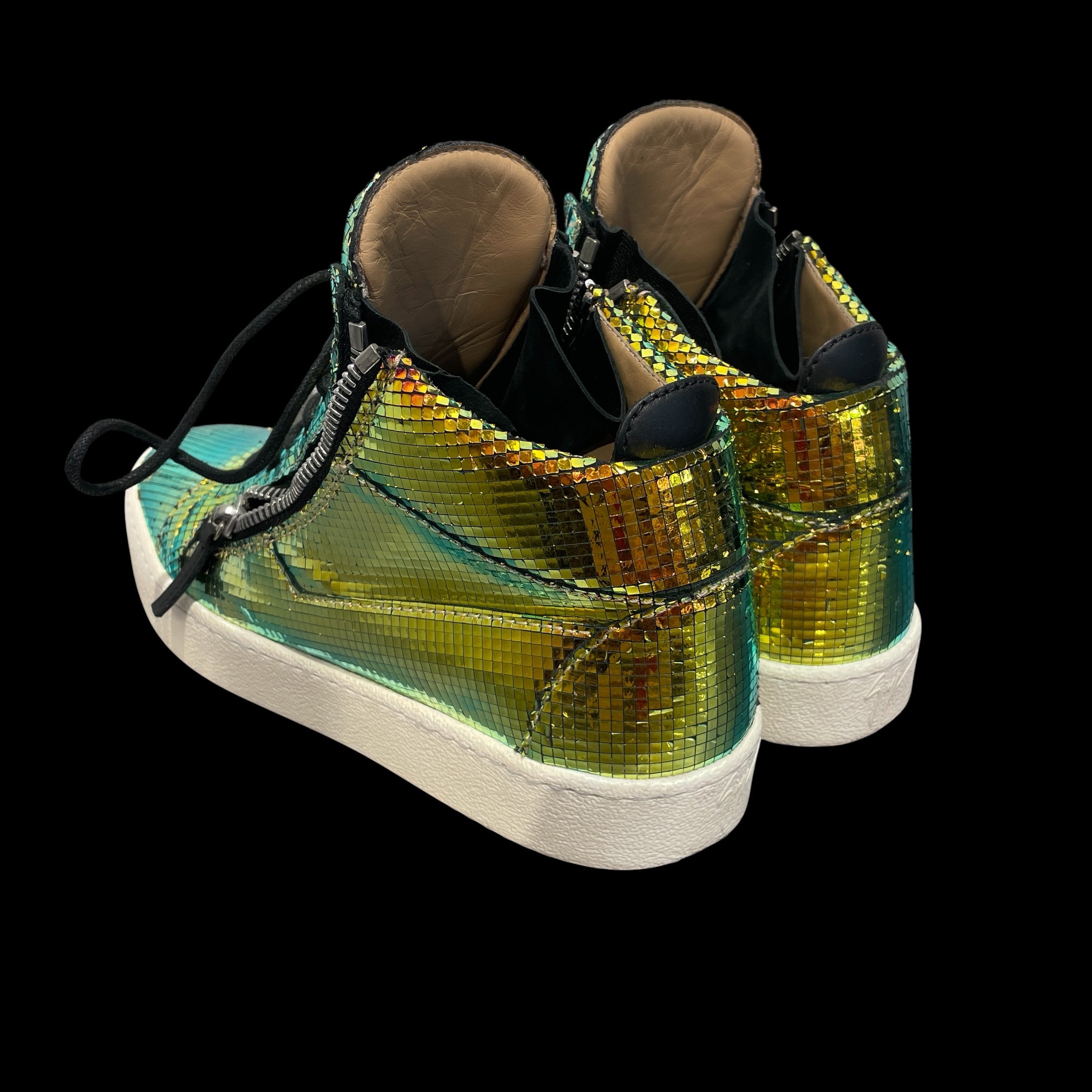 GIUSEPPE ZANOTTI DESIGN/Hi-Sneakers/EU 42/MLT/foil multicolor high top view 2
