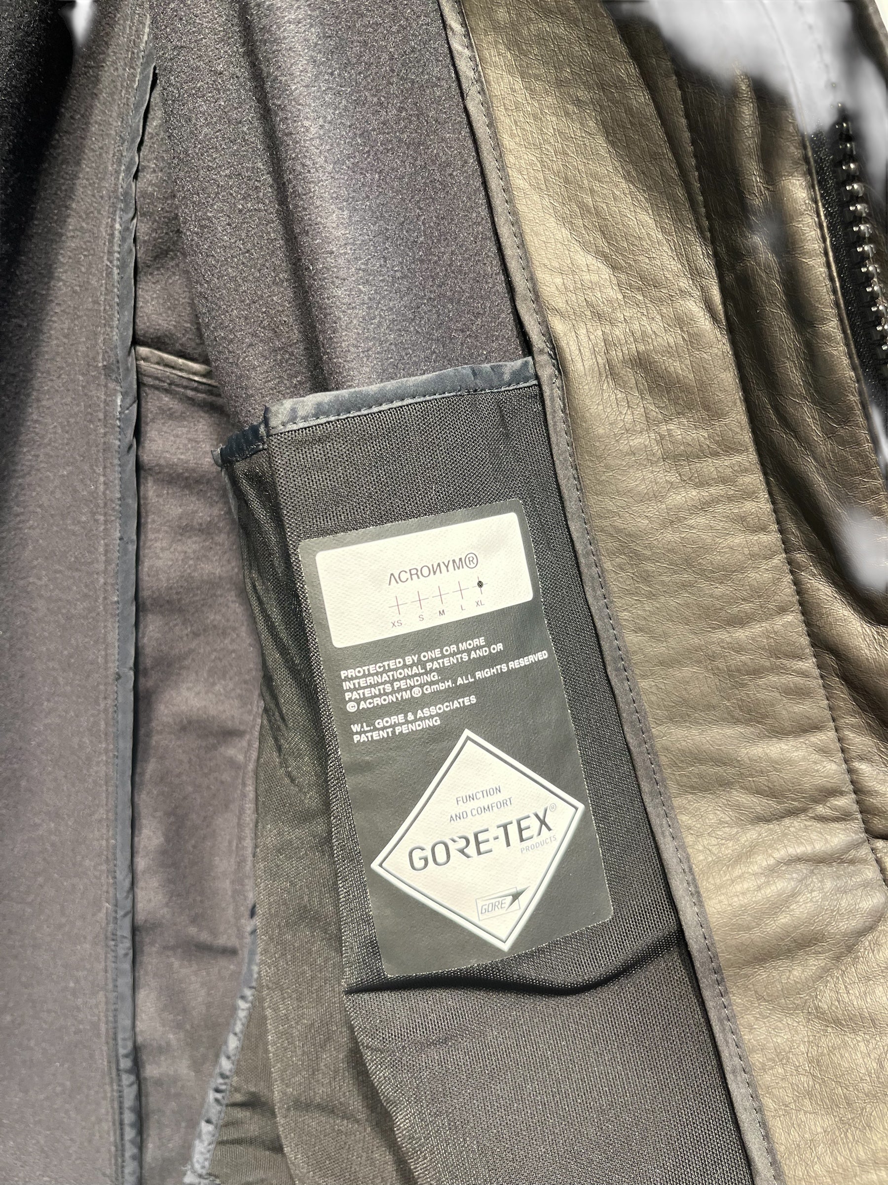 ACRONYM/Trench Coat/XL/BLK/ view 3