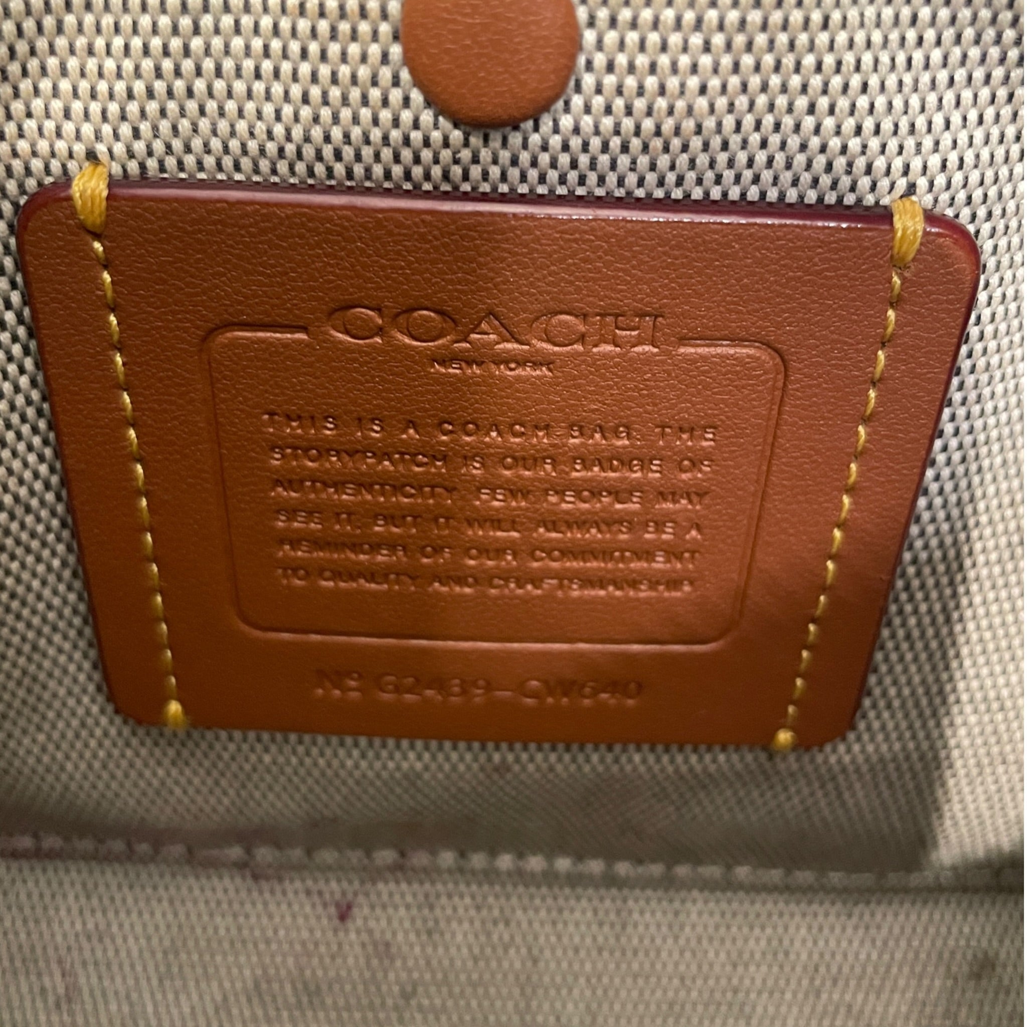 COACH/Hand Bag/Leather/BLK/g2439-cw640 view 5