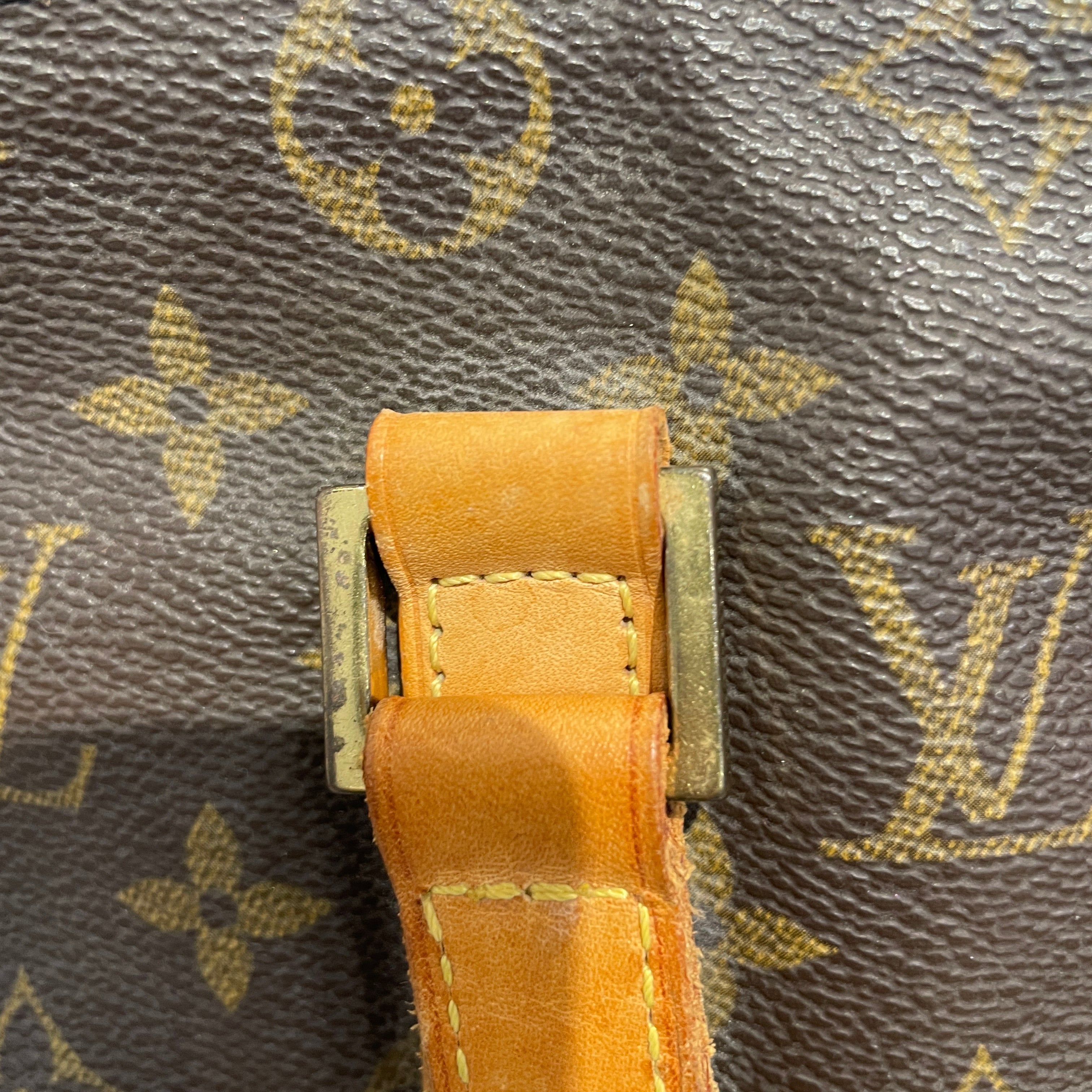 LOUIS VUITTON/Bag/Monogram/Leather/BRW/cabas mezzo view 7