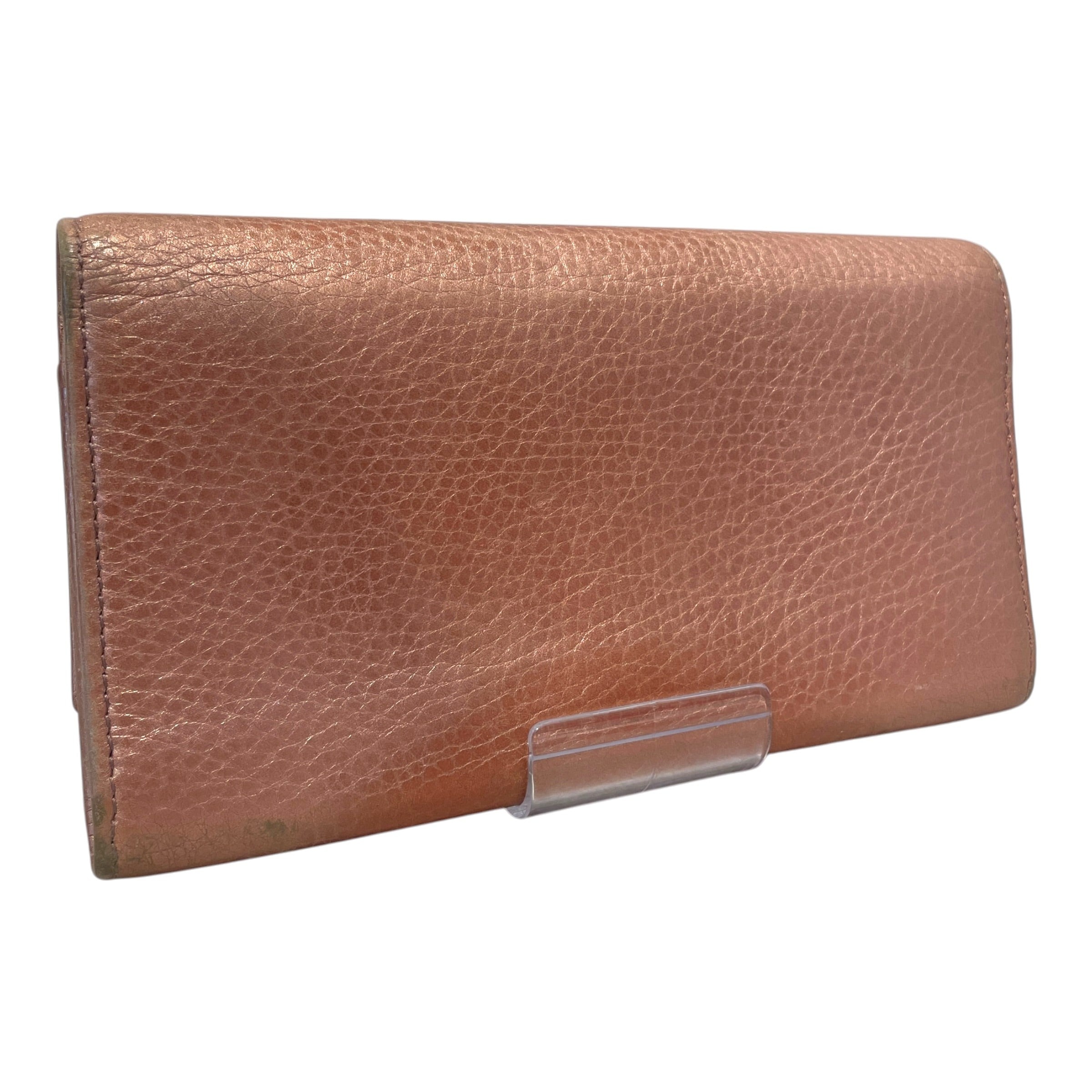 GUCCI/Long Wallet/Leather/PNK/L's/G Logo Continental Wallet view 2