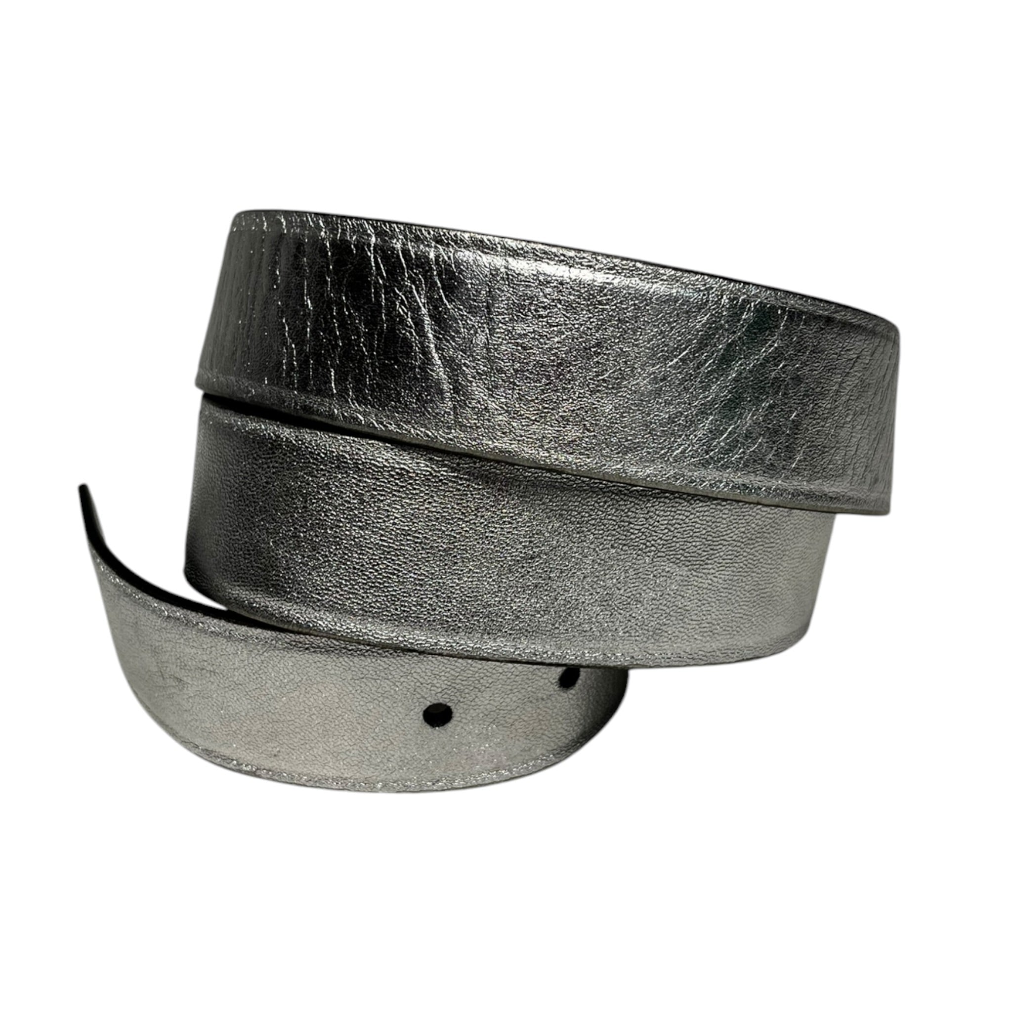 Acne Studios/Belt/M/SLV/silver ribbon belt view 2
