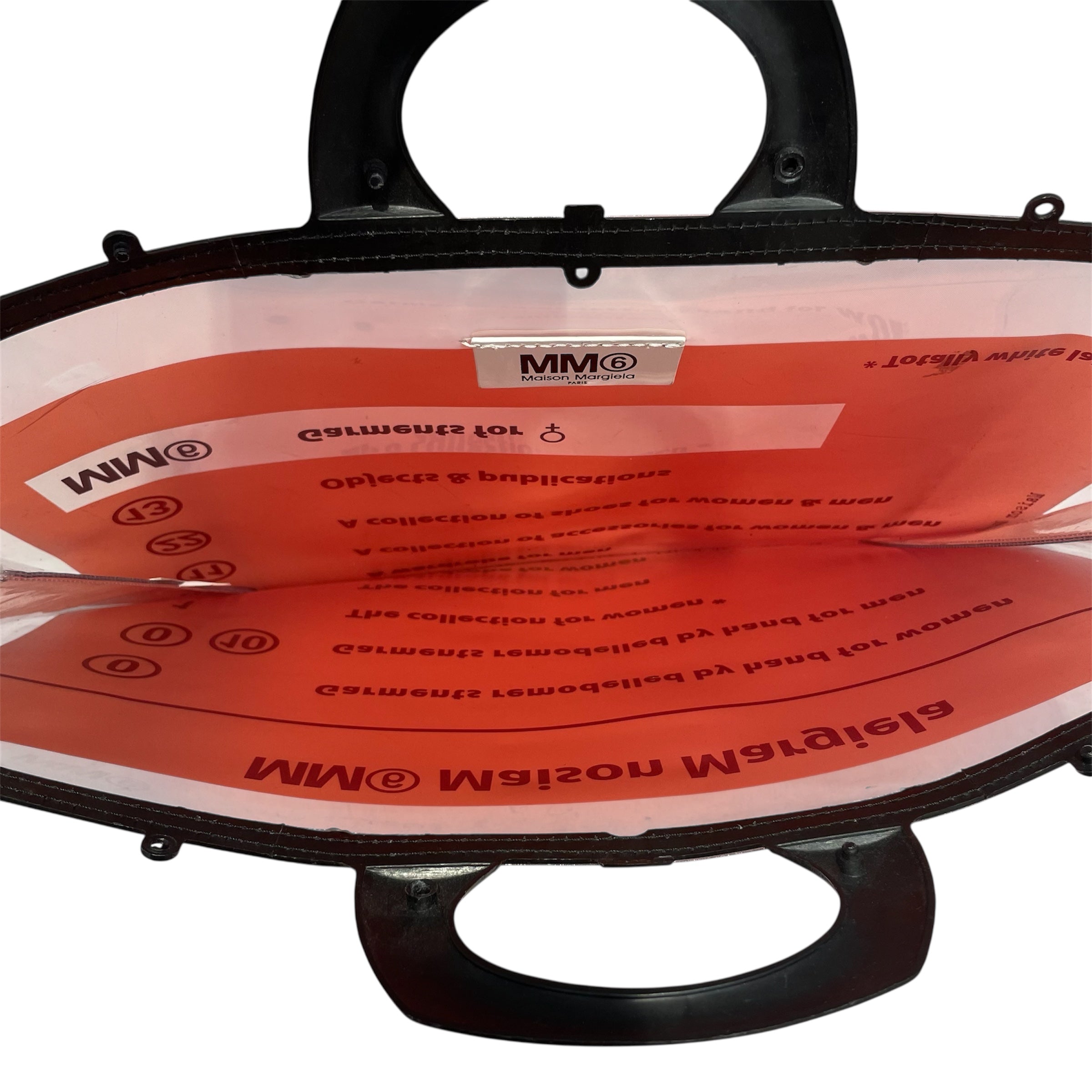 MM6/Hand Bag/Polyester/CLR/TRANSPARENT LOGO view 3