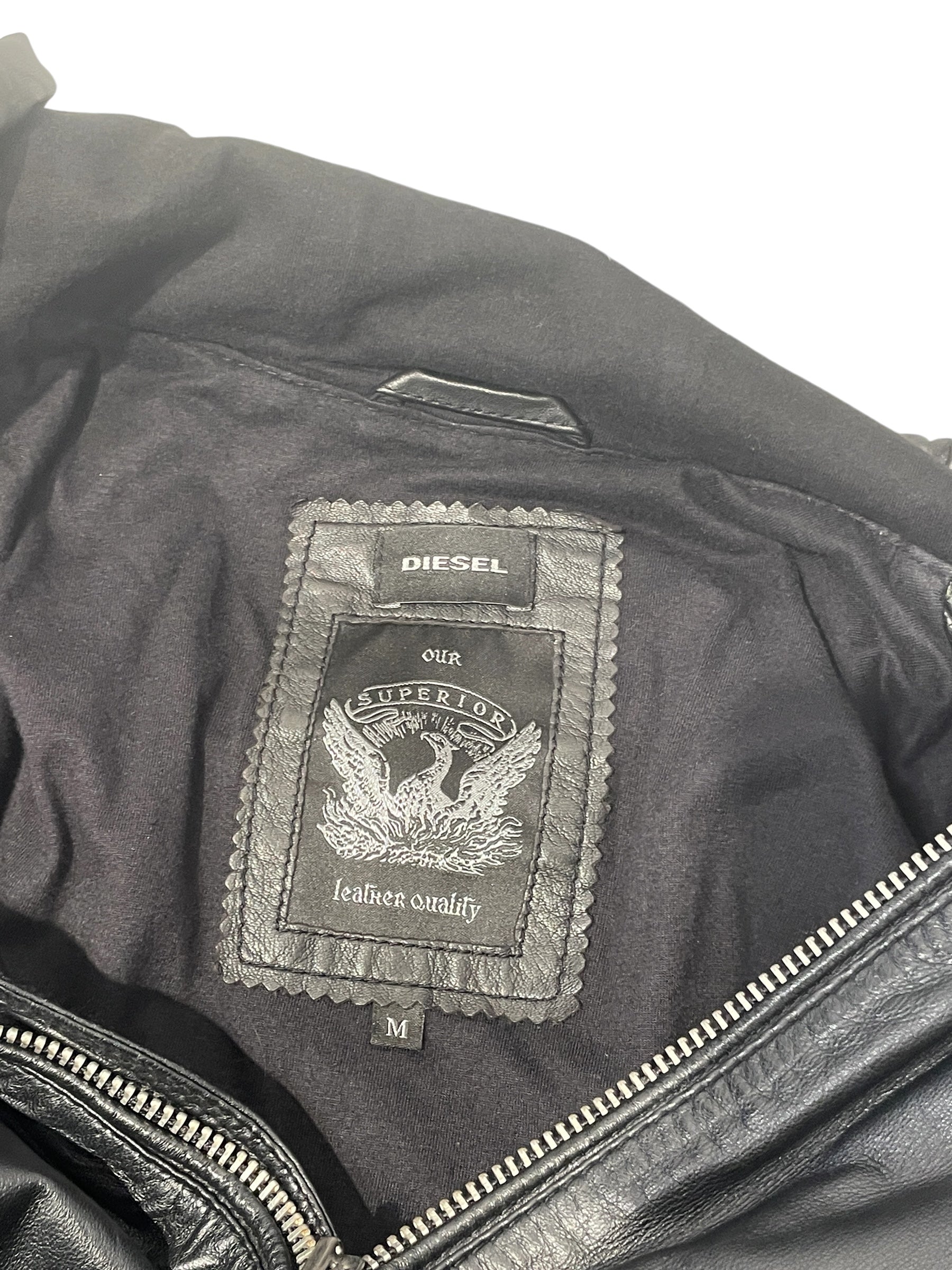 DIESEL/Leather Jkt/M/Leather/BLK/Akura view 7
