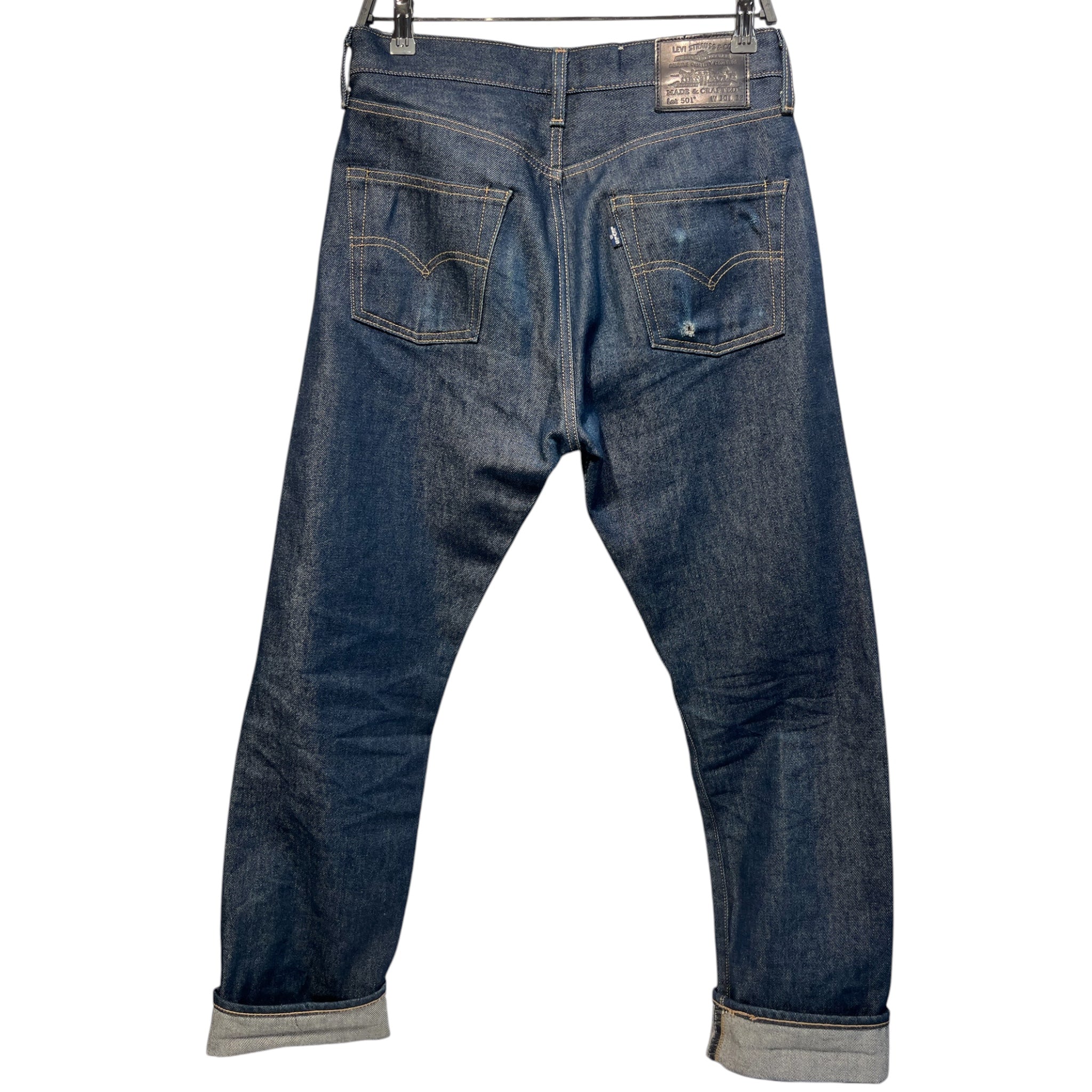 LEVI'S MADE&CRAFTED/Straight Pants/30/Cotton/NVY/ view 2