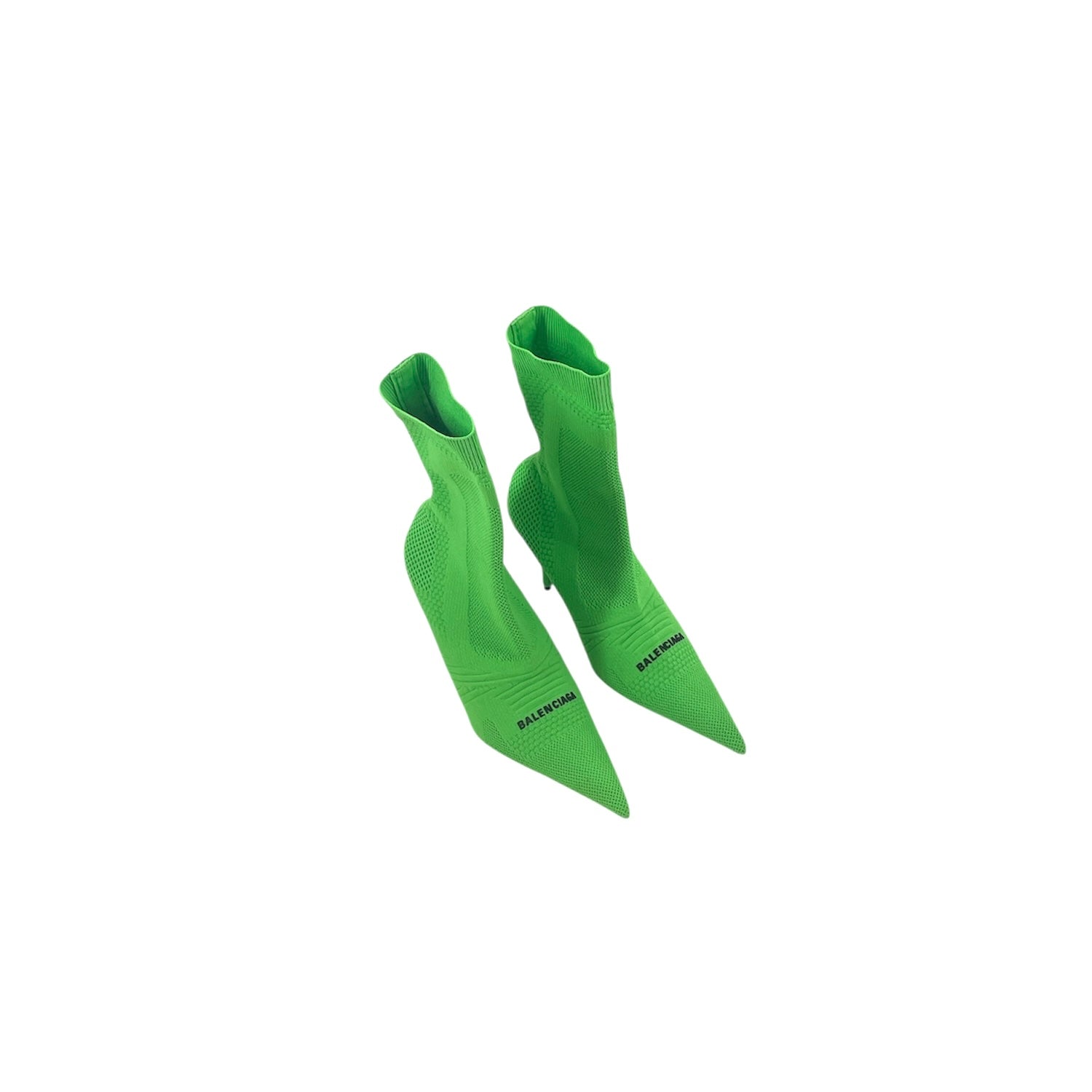 BALENCIAGA/Heels/EU 37/Nylon/GRN/GREEN MESH view 1