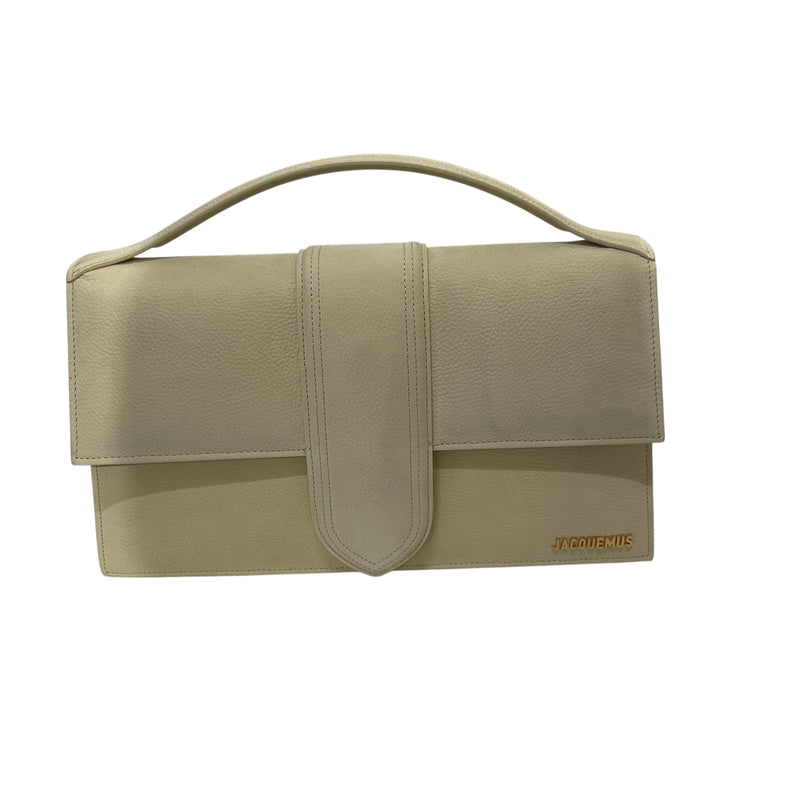 JACQUEMUS/Cross Body Bag/Leather/CRM/LE GRAND BAMBINO