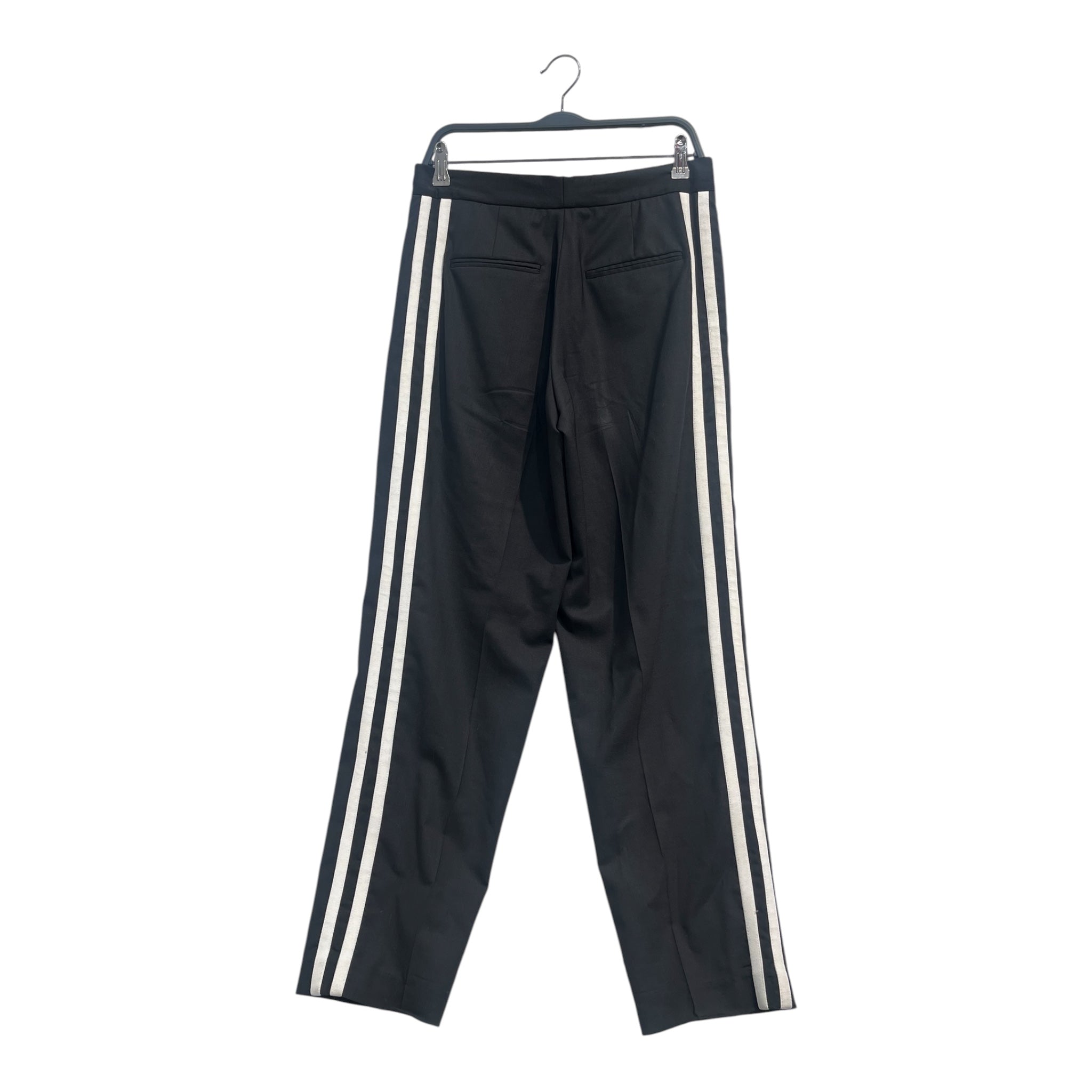 MARNI/Slacks/M/Cotton/BLK/white leg stripe view 2