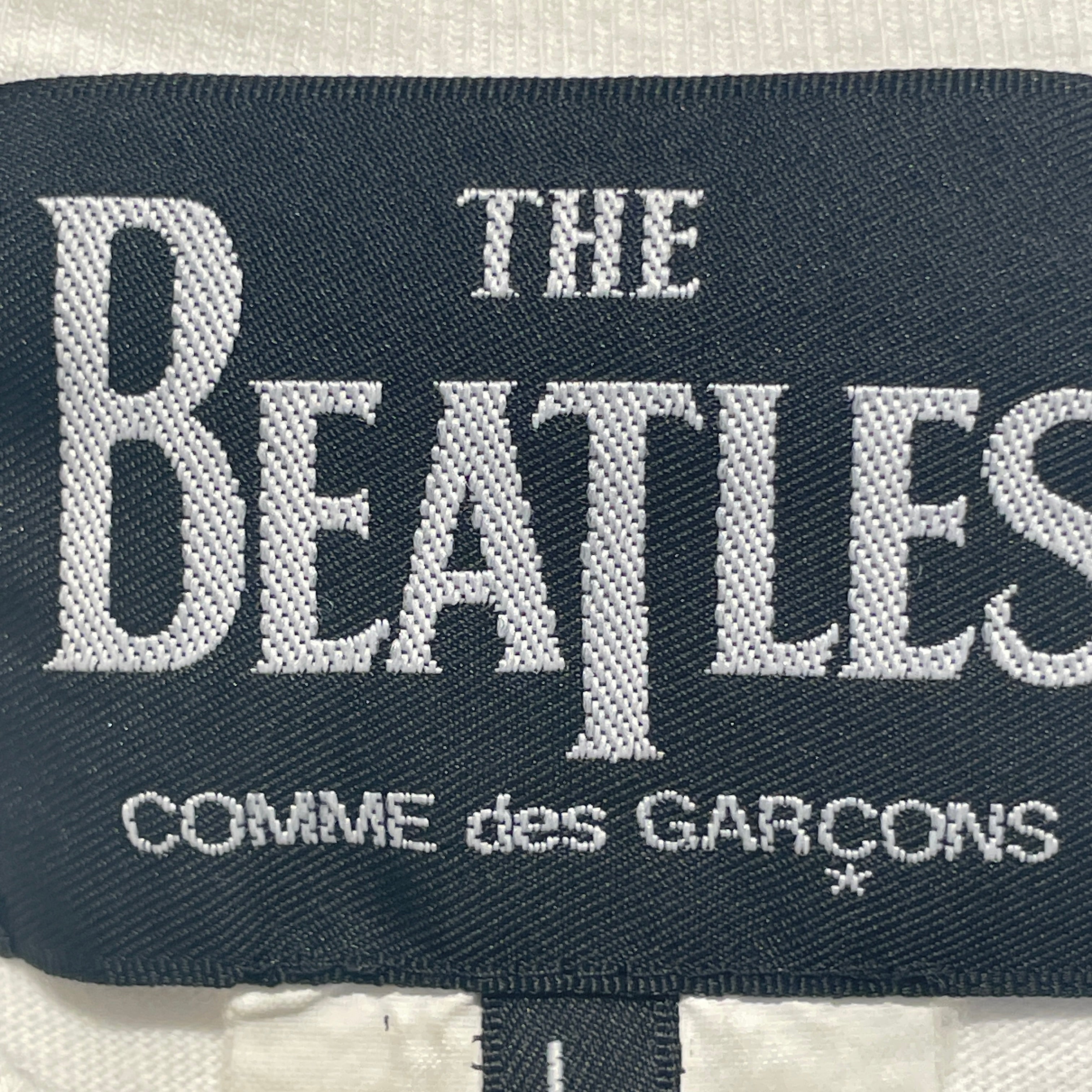 COMME des GARCONS HOMME/T-Shirt/L/Cotton/WHT/High Neck/BEATLES view 3