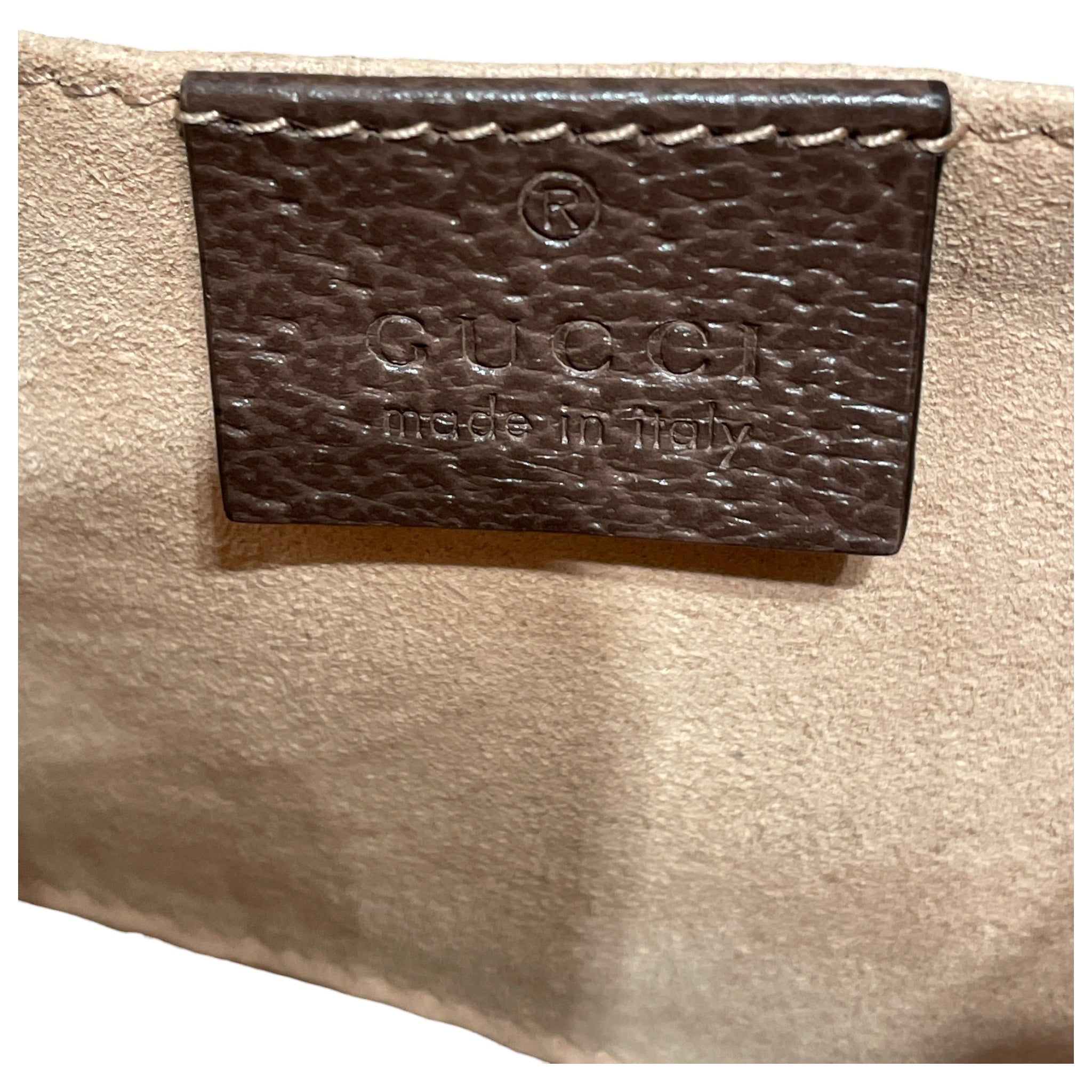 GUCCI/Cross Body Bag/Monogram/Leather/BRW/Ophidia GG supreme crossbody view 4