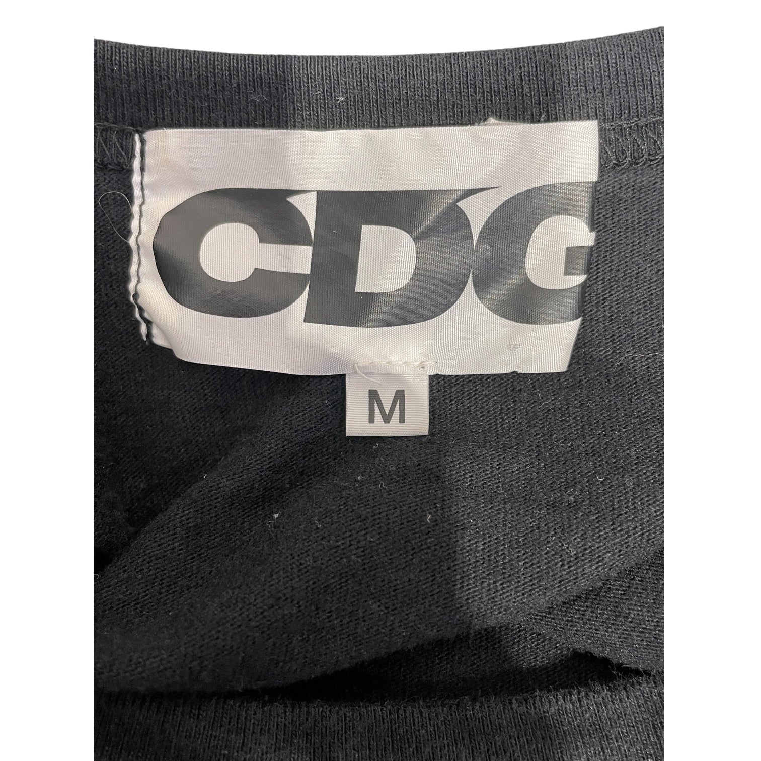 CDG/T-Shirt/M/Cotton/BLK/Big Logo view 3