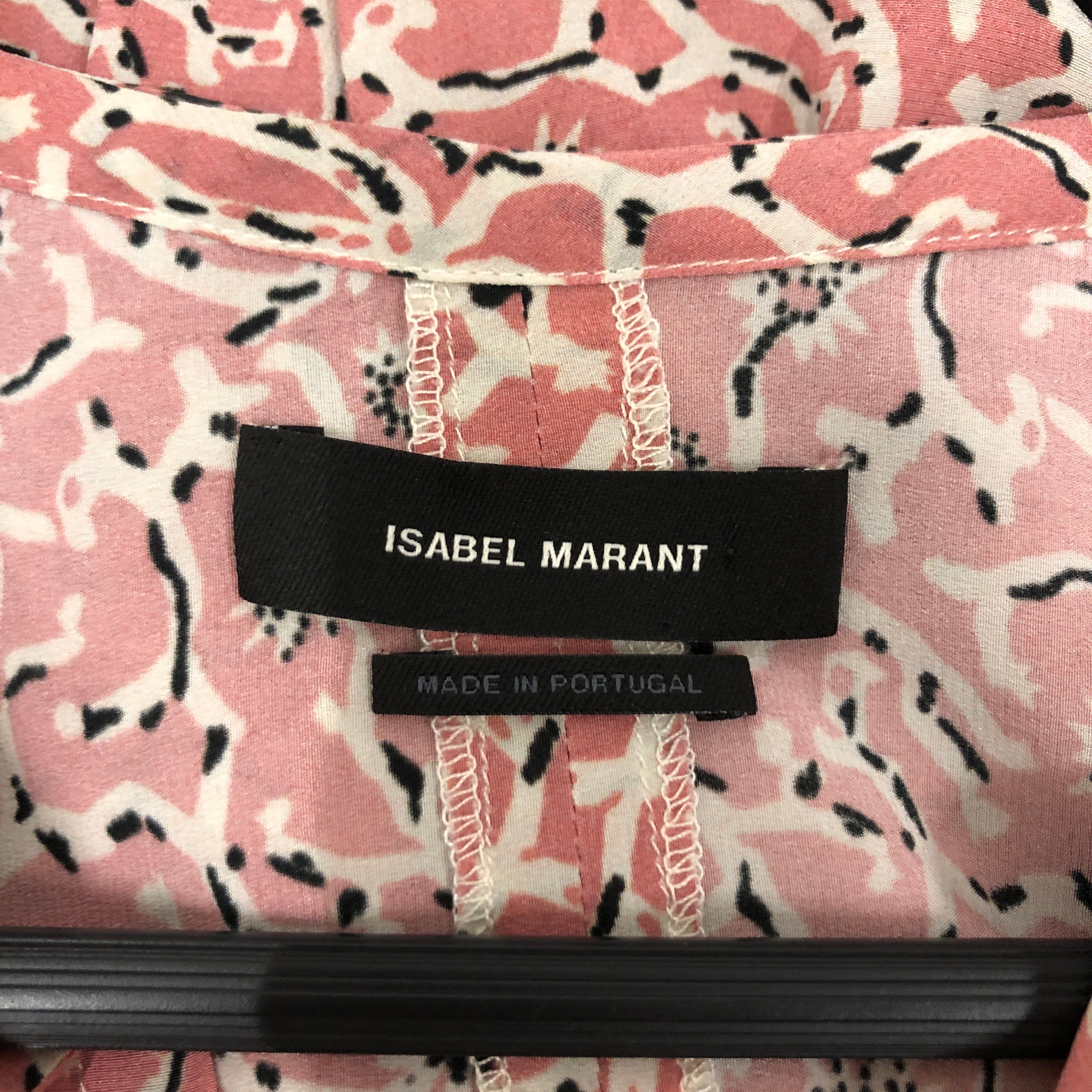 ISABEL MARANT/LS Blouse/38/Floral Pattern/Silk/PNK/ view 3